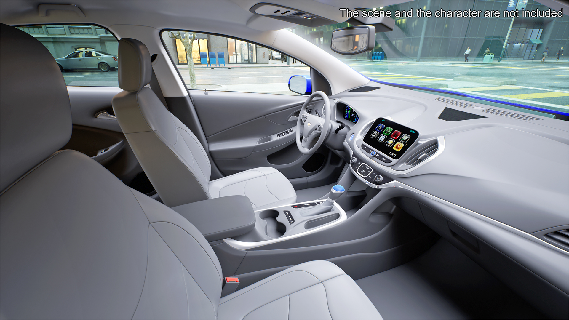 3D model Chevrolet Volt Rigged for Maya