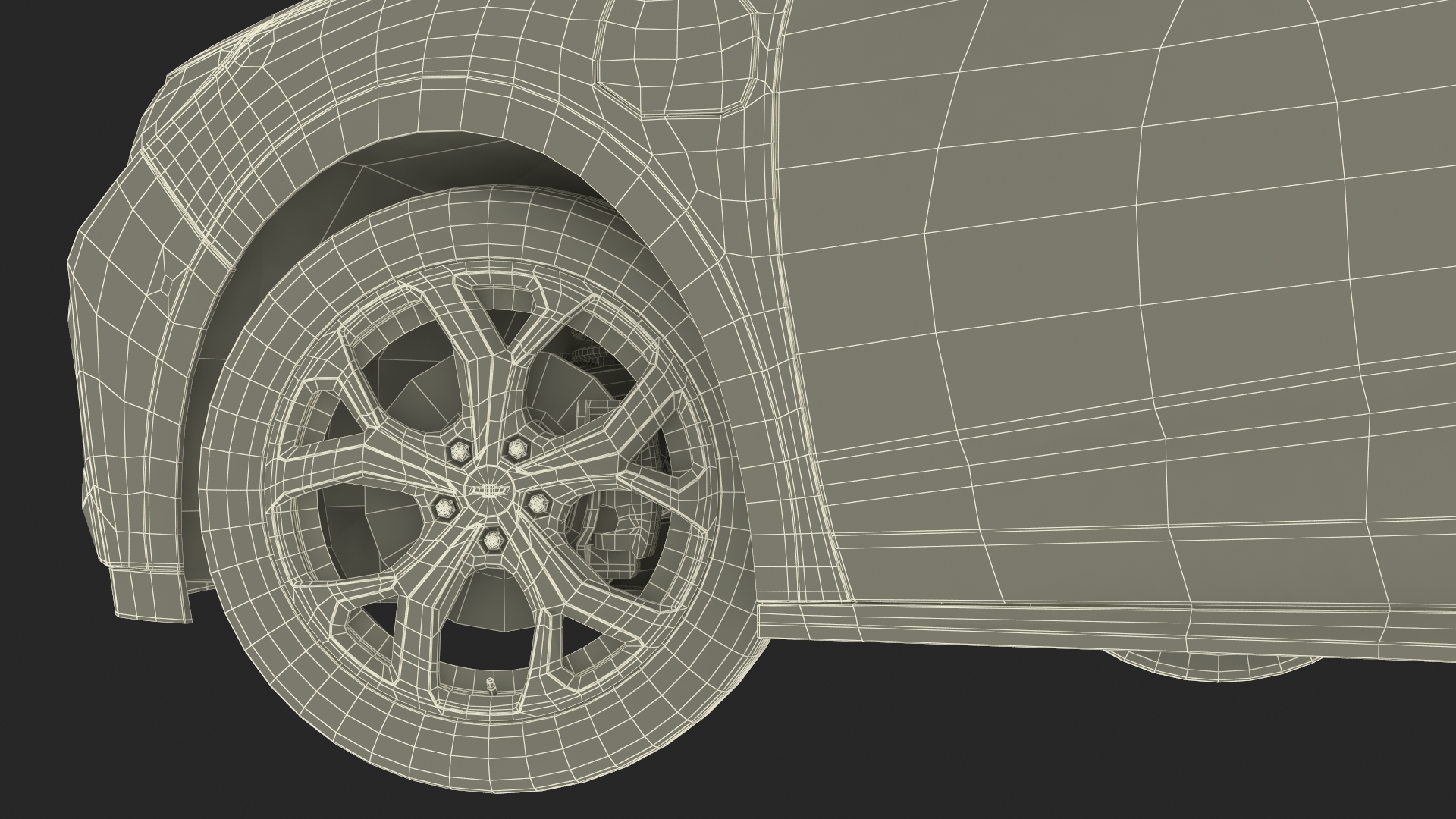 3D model Chevrolet Volt Rigged for Maya