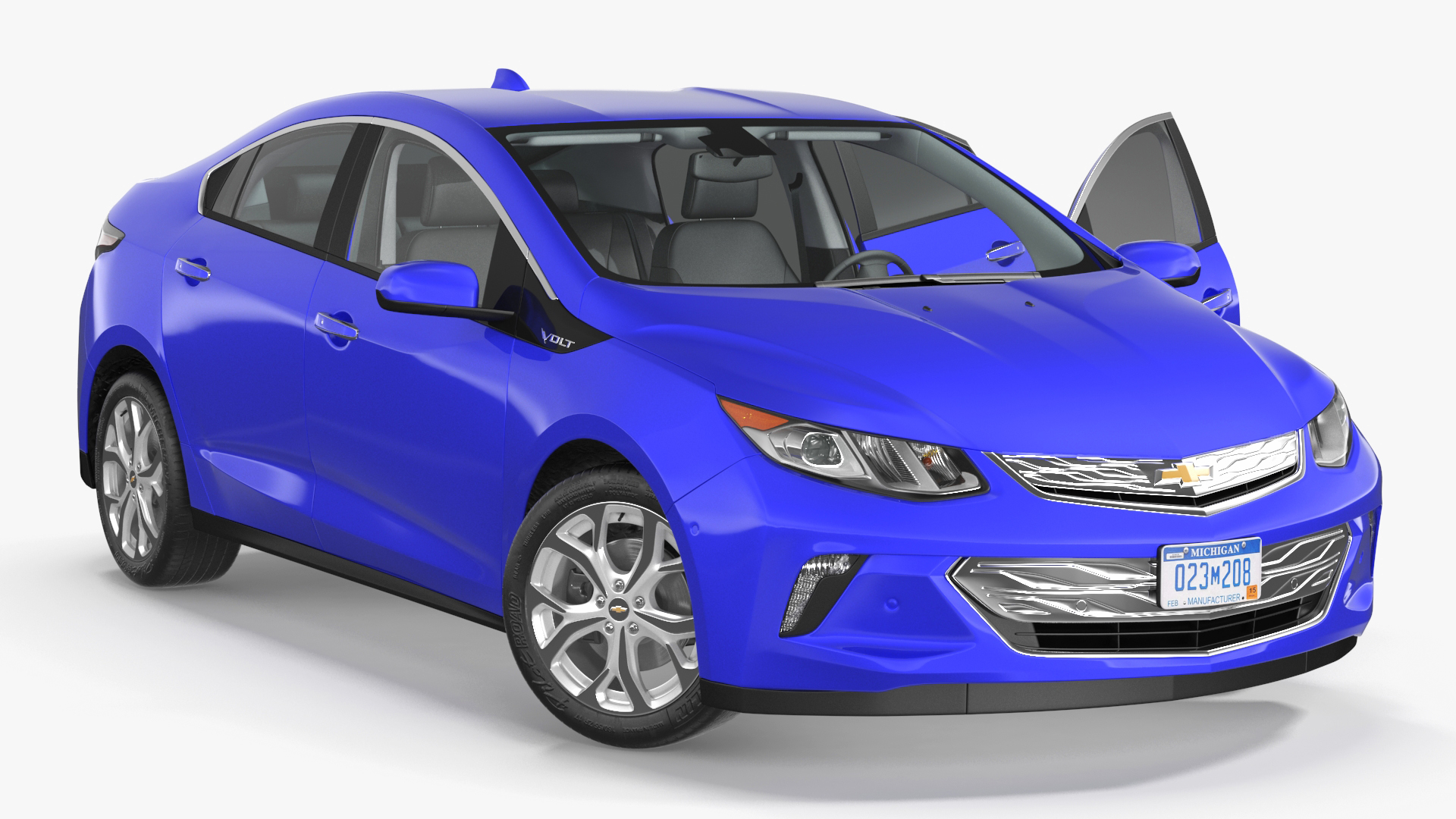 3D model Chevrolet Volt Rigged for Maya