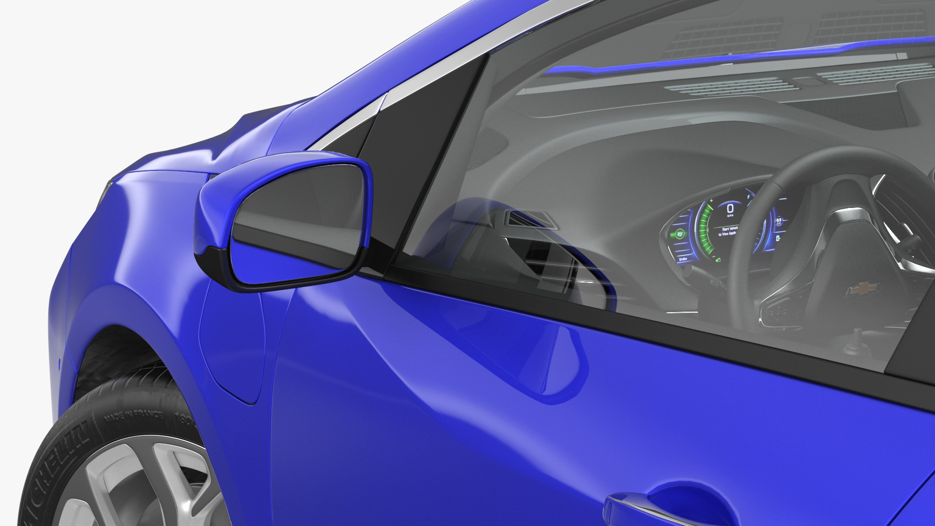 3D model Chevrolet Volt Rigged for Maya