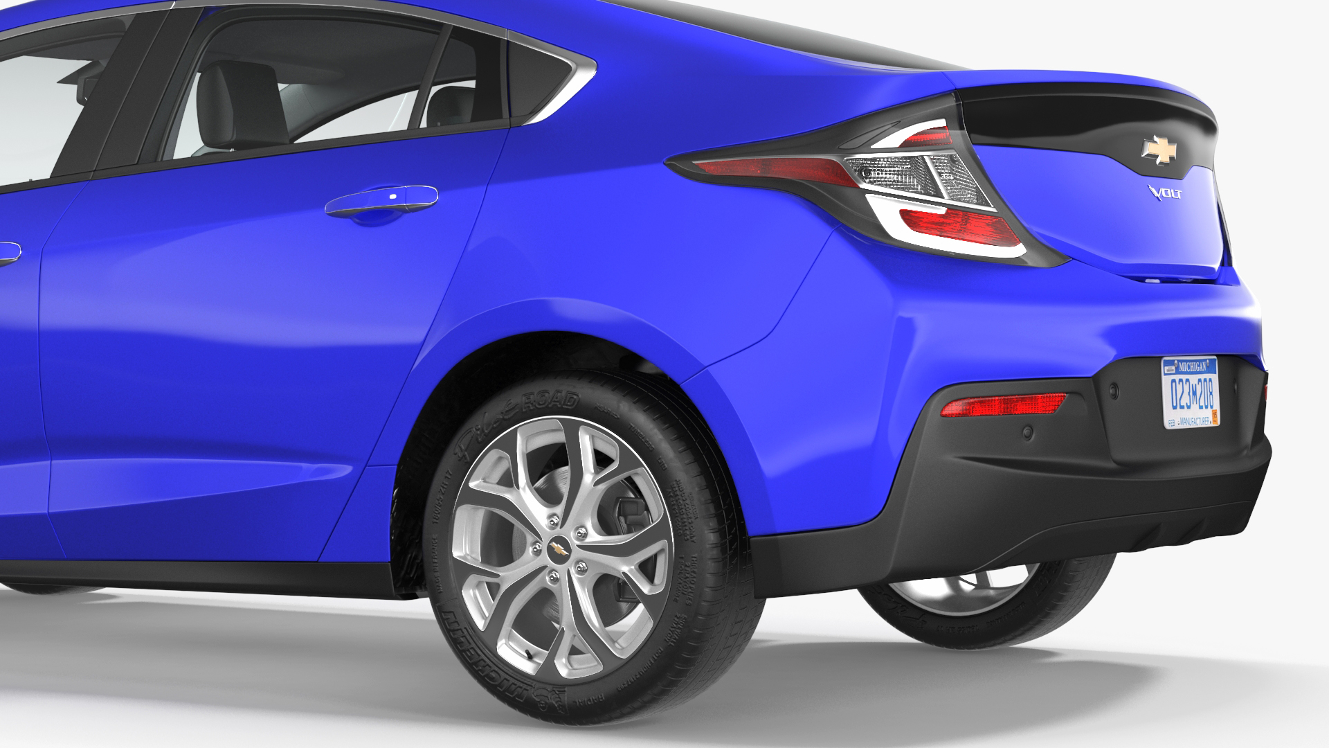 3D model Chevrolet Volt Rigged for Maya