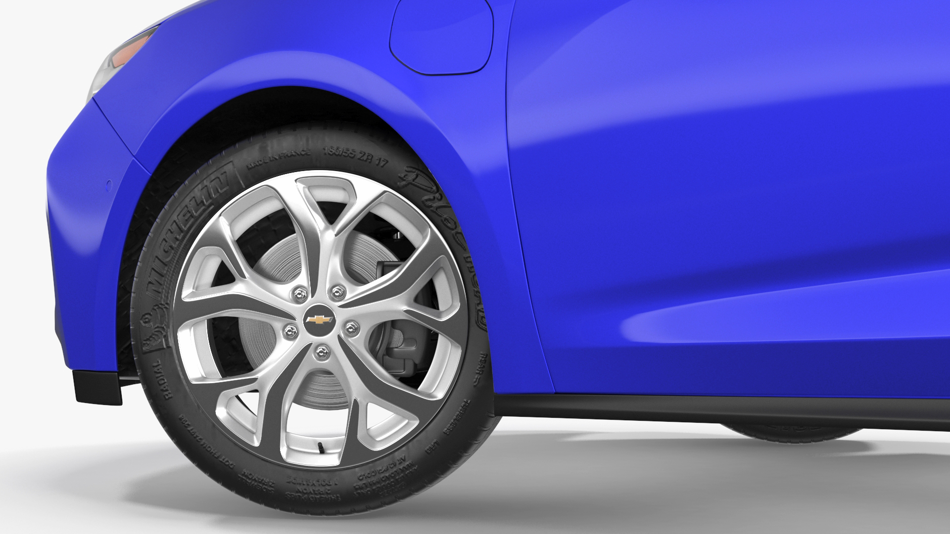 3D model Chevrolet Volt Rigged for Maya
