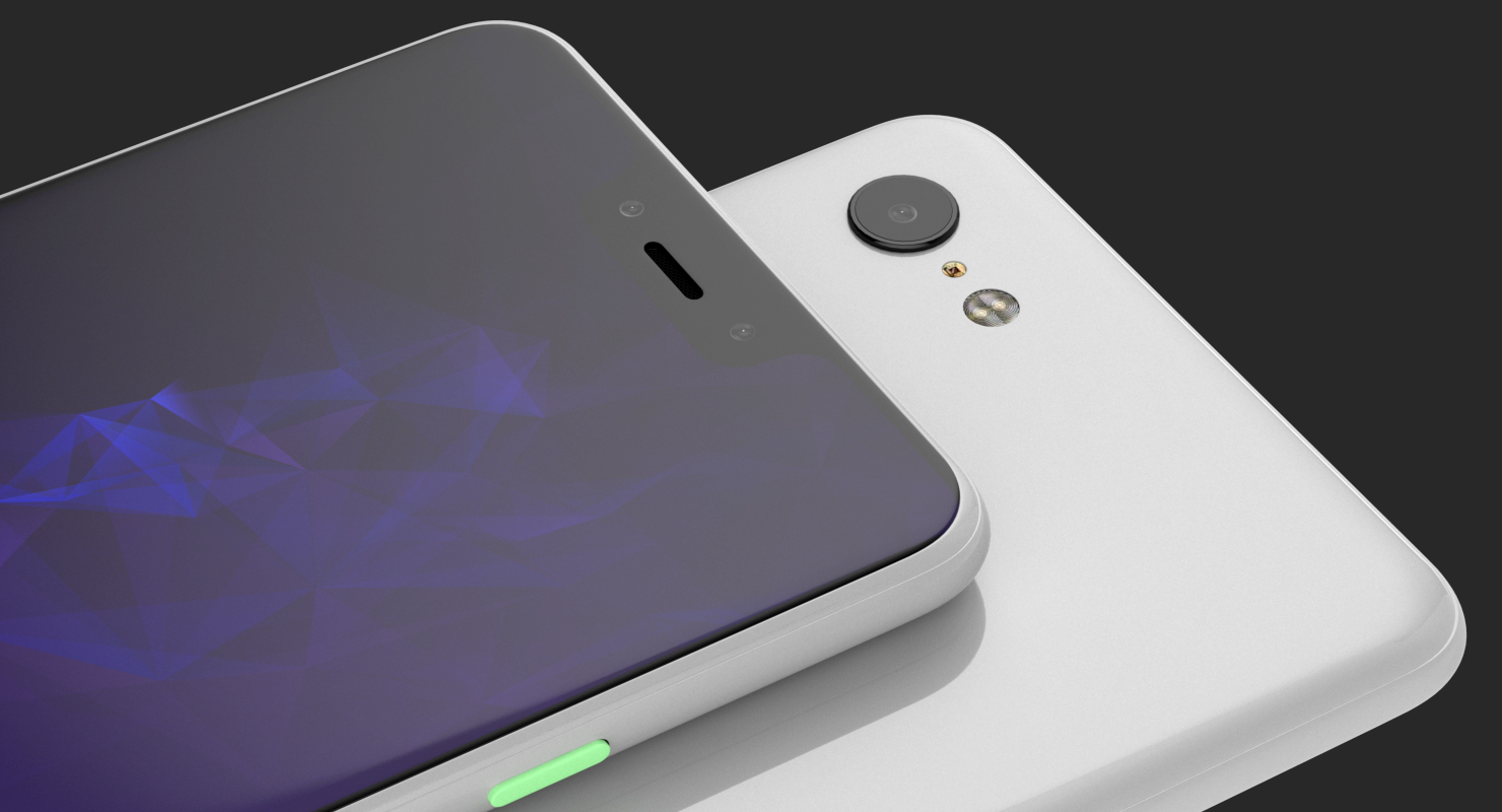 3D model Pixel 3 XL