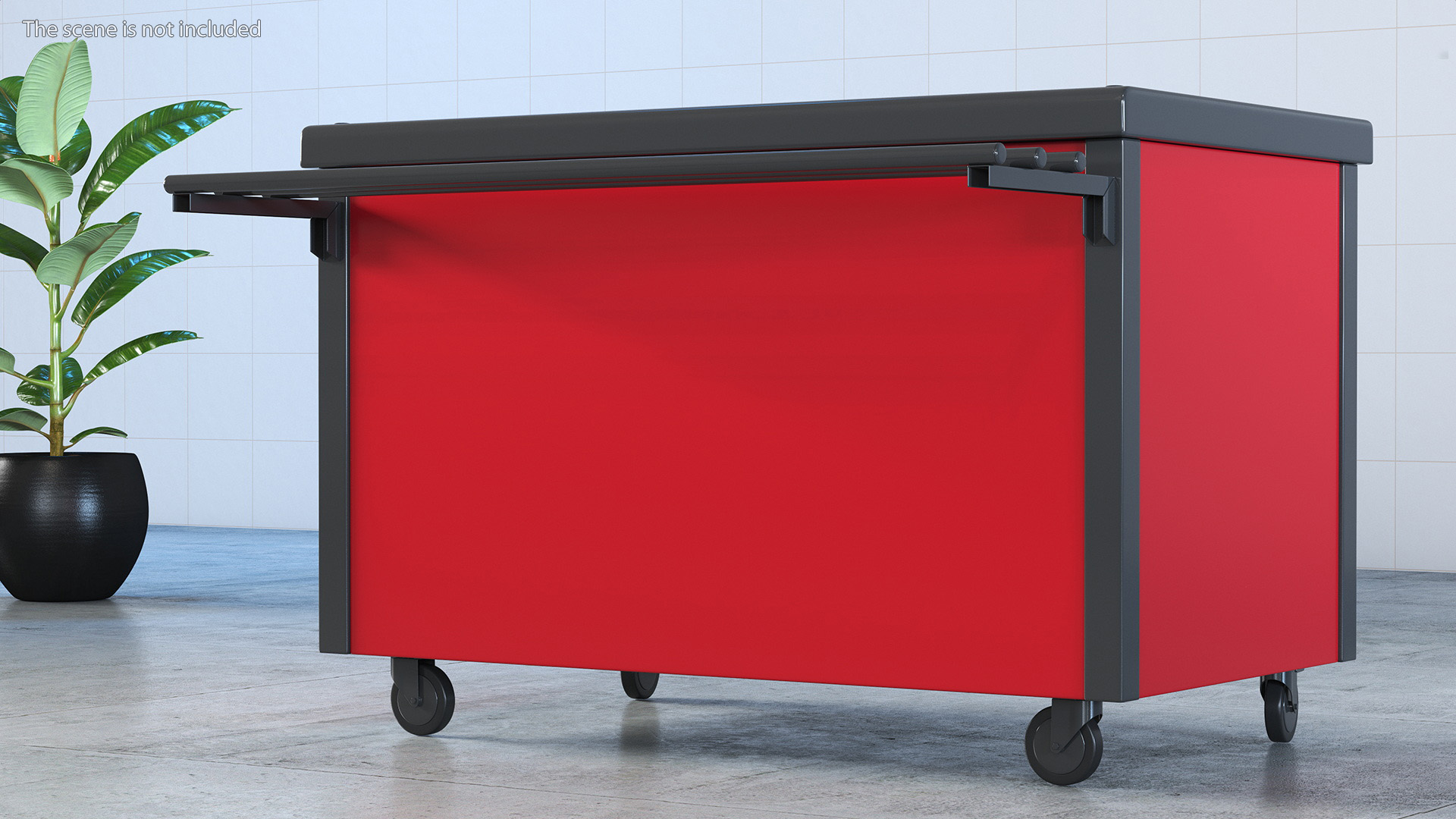 3D model Counter Self Service Line