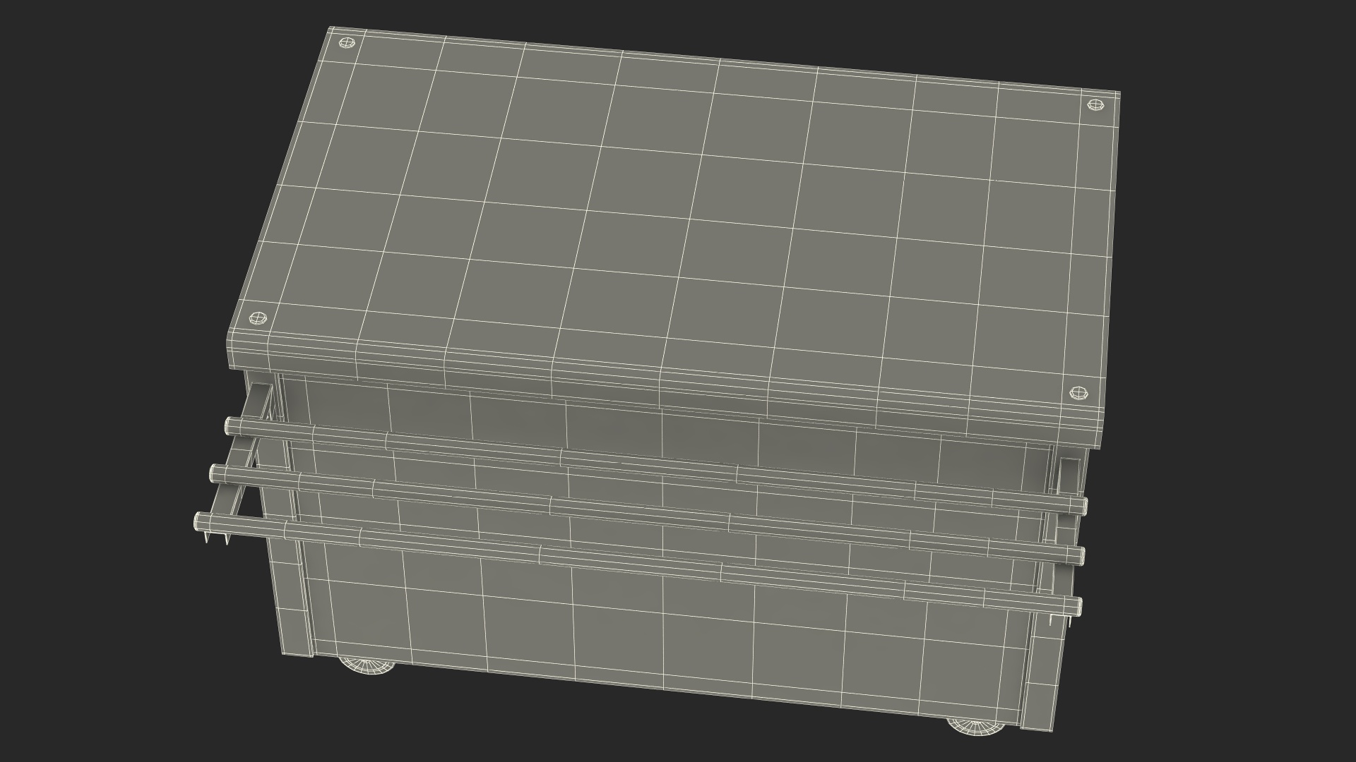 3D model Counter Self Service Line