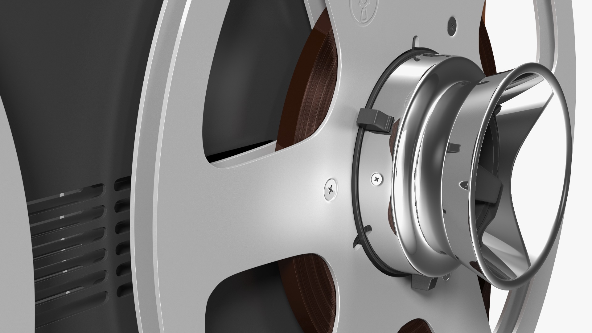 Open Reel Tape Machine M 063 H5 Black 3D