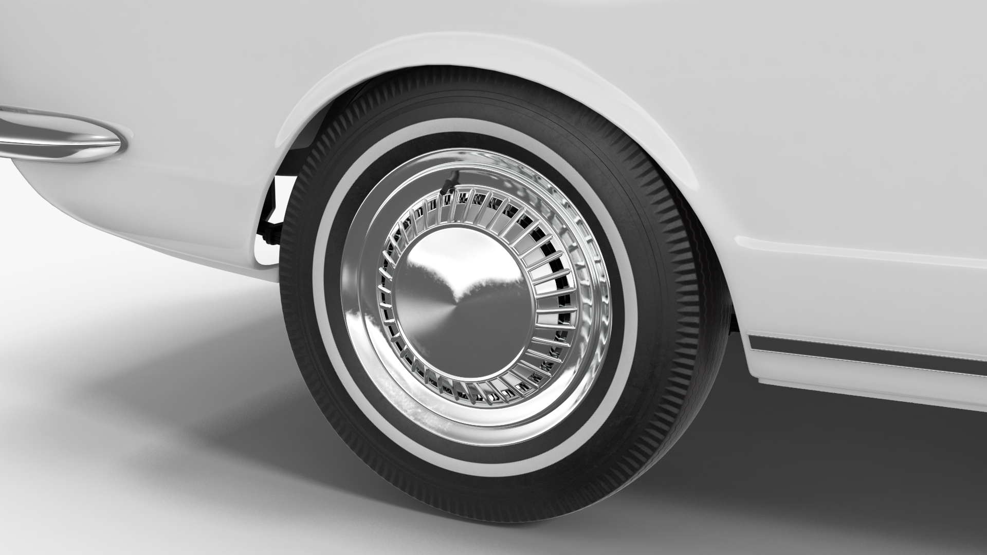 3D 1st Gen Toyota Corolla E10 1966 White Rigged for Maya model