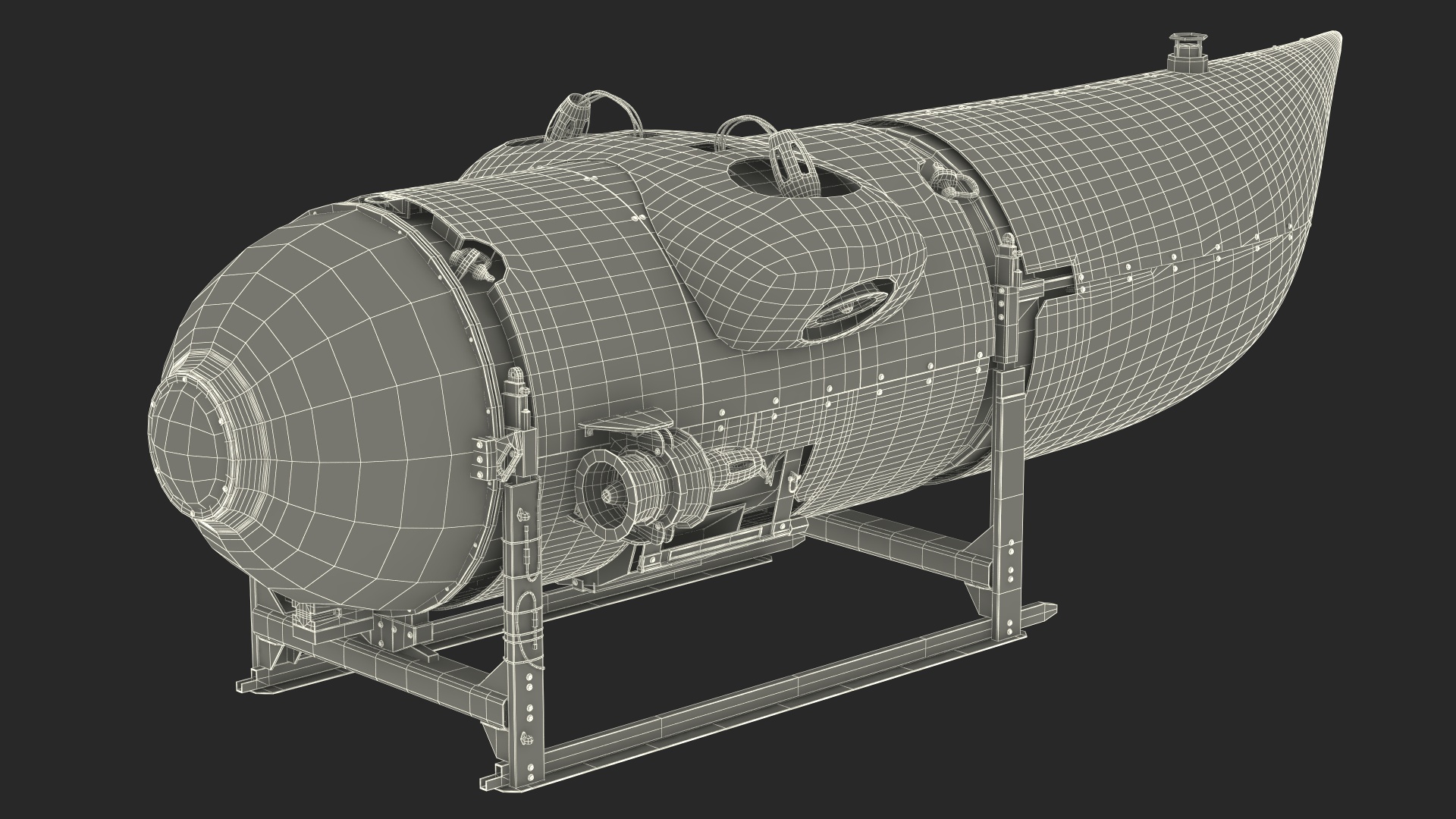 OceanGate Titan Submarine New 3D model