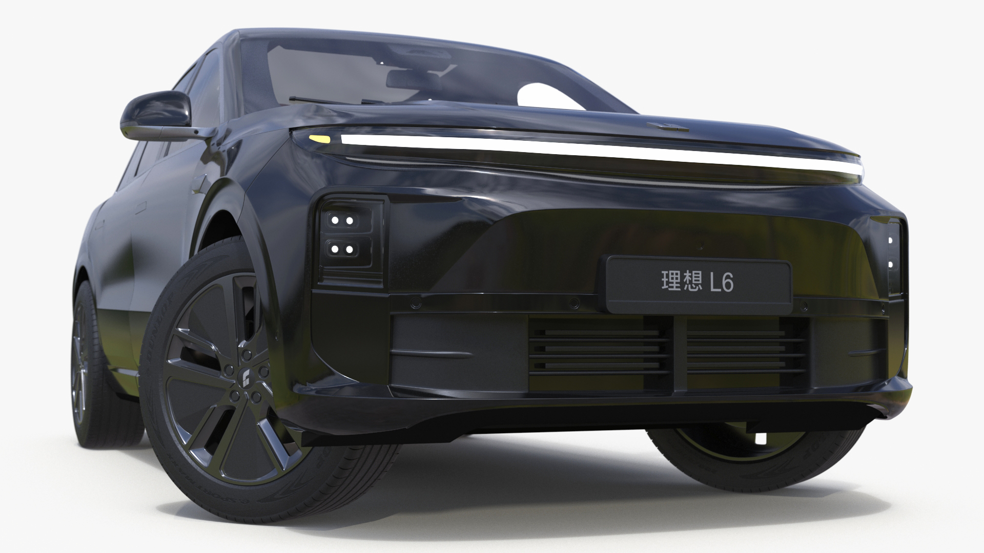 LiXiang L6 Obsidian Black Rigged 3D