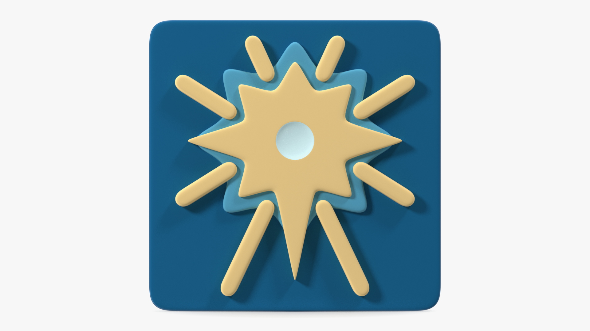 3D model Fireworks Emoji