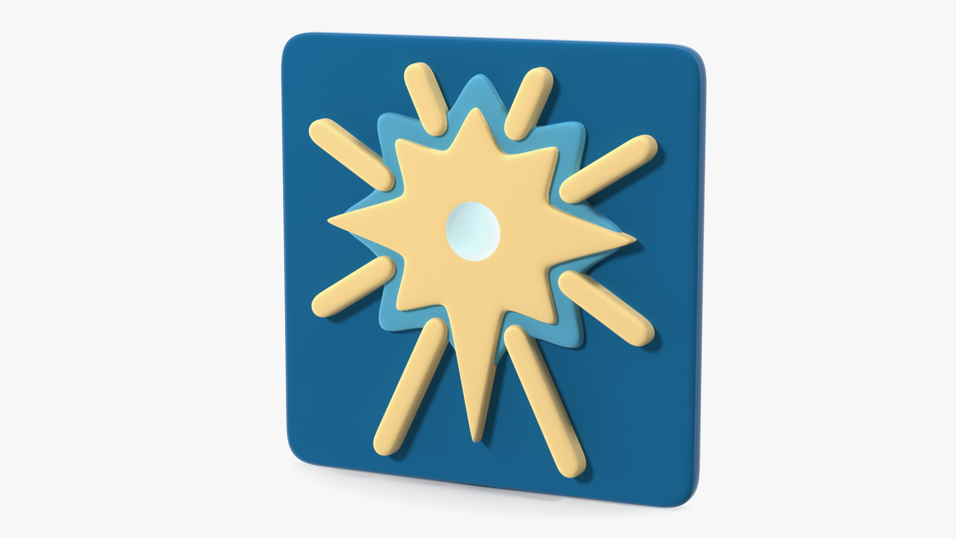 3D model Fireworks Emoji
