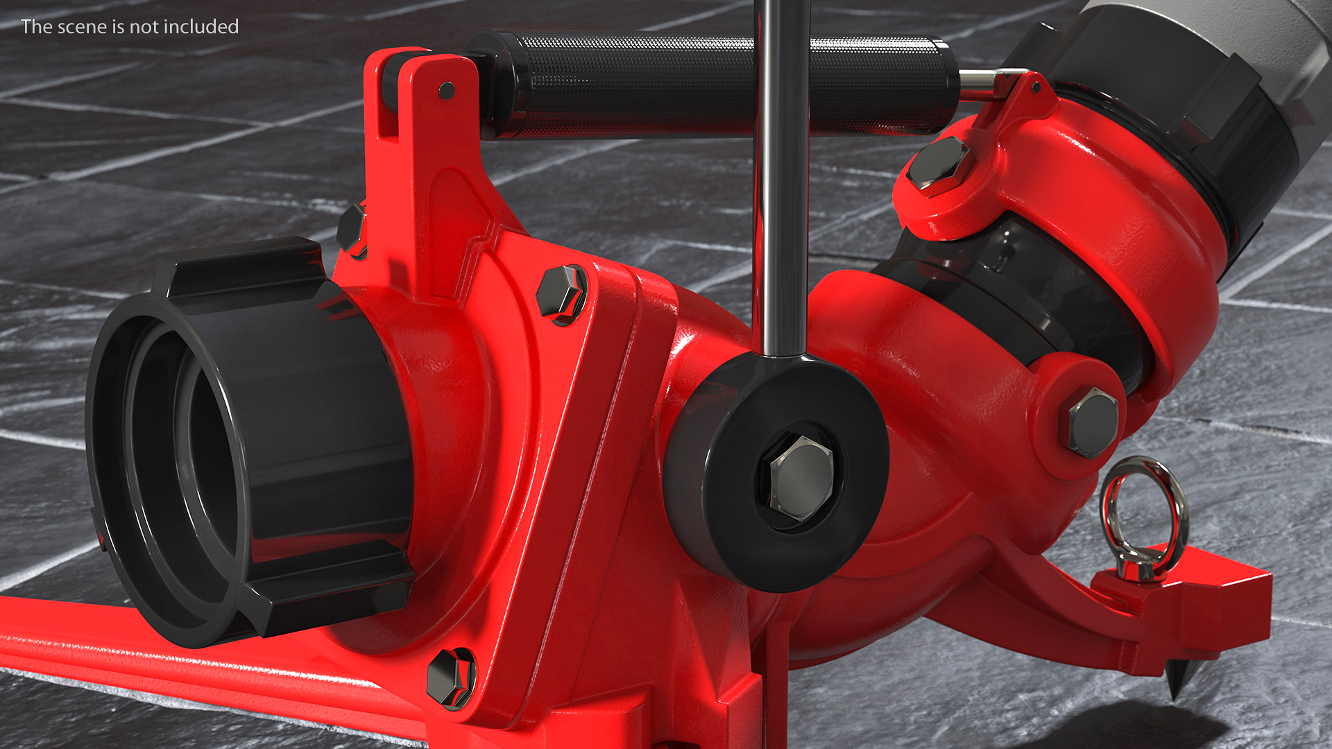 3D Rosenbauer RB6 Portable Monitor