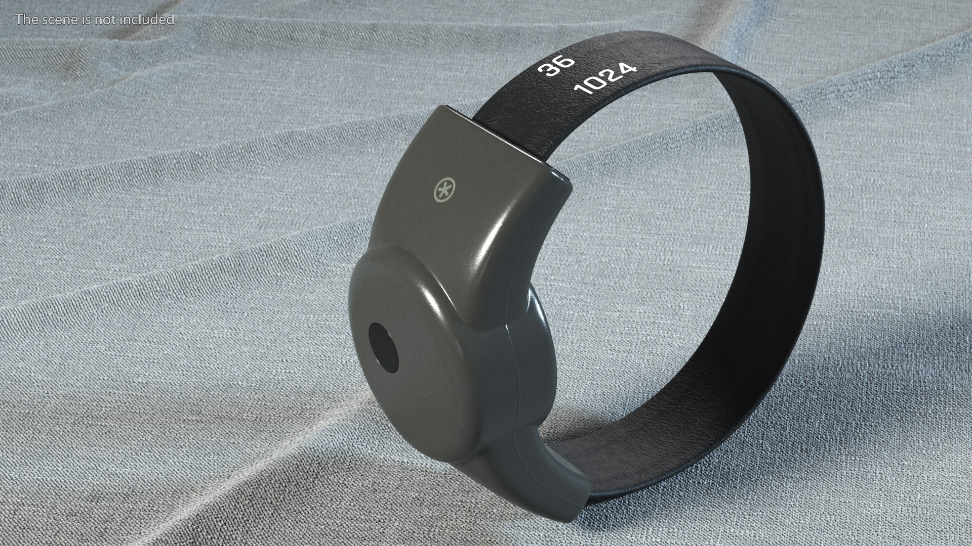 3D model Electronic Ankle Monitor Black