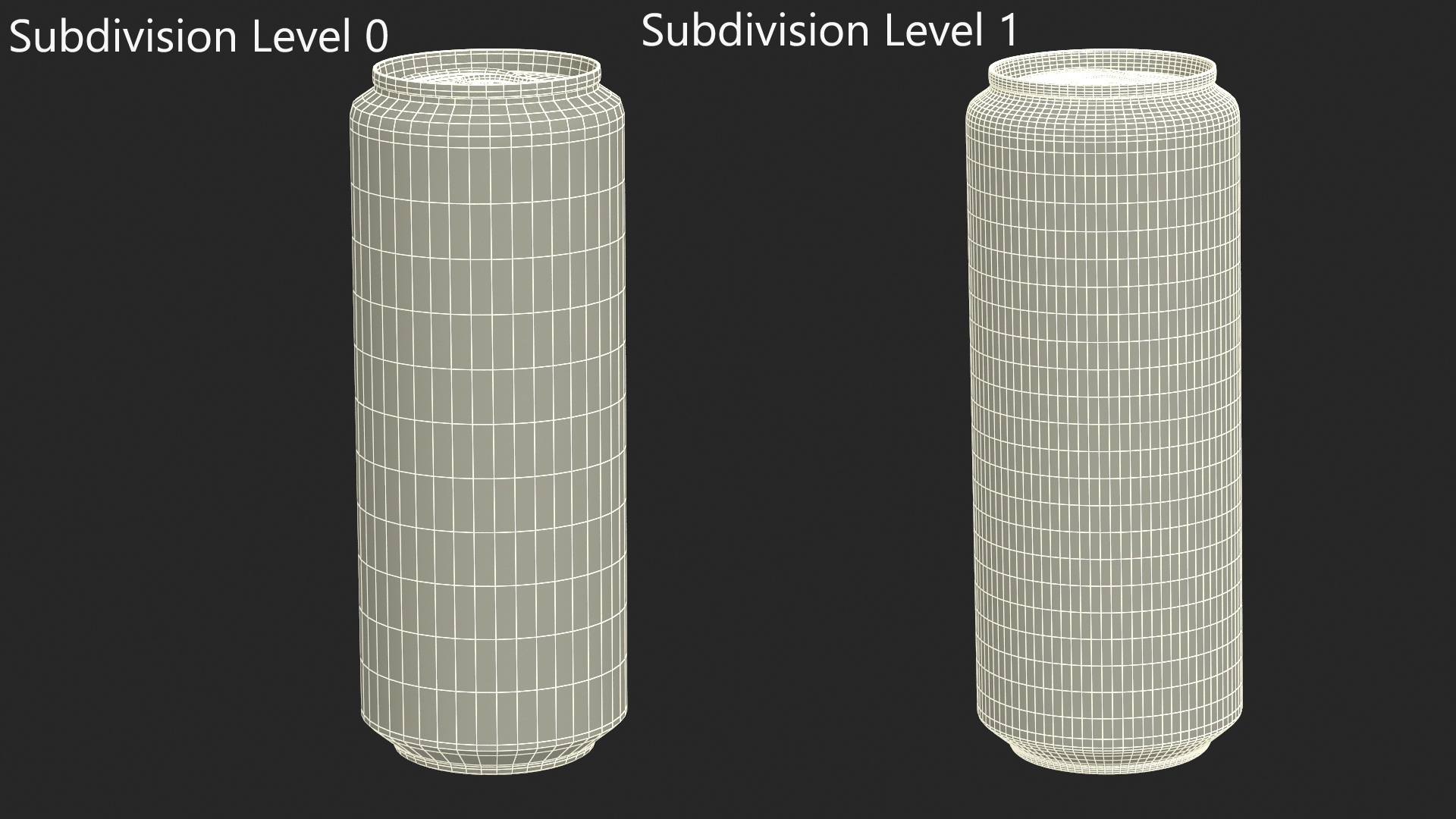 3D Energy Can Mockup 330ml Slim model
