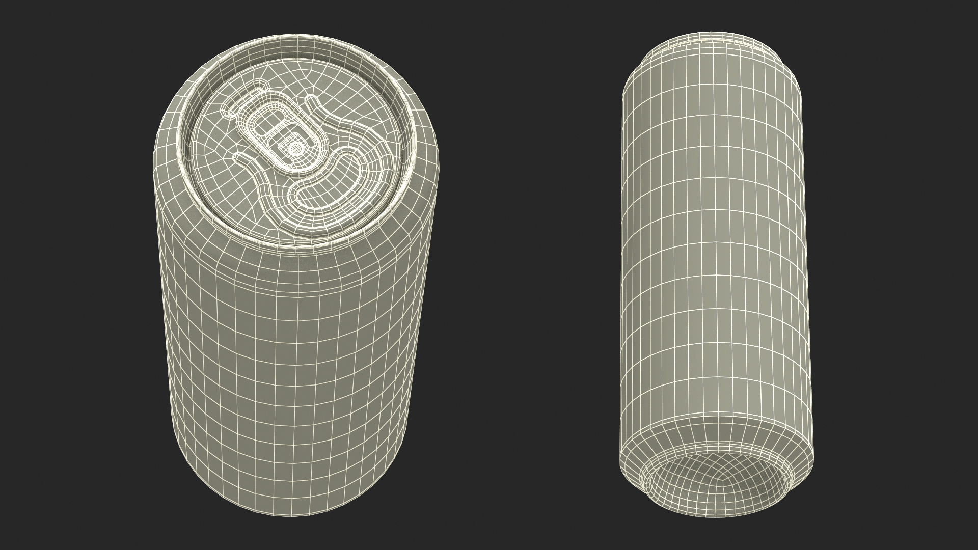 3D Energy Can Mockup 330ml Slim model