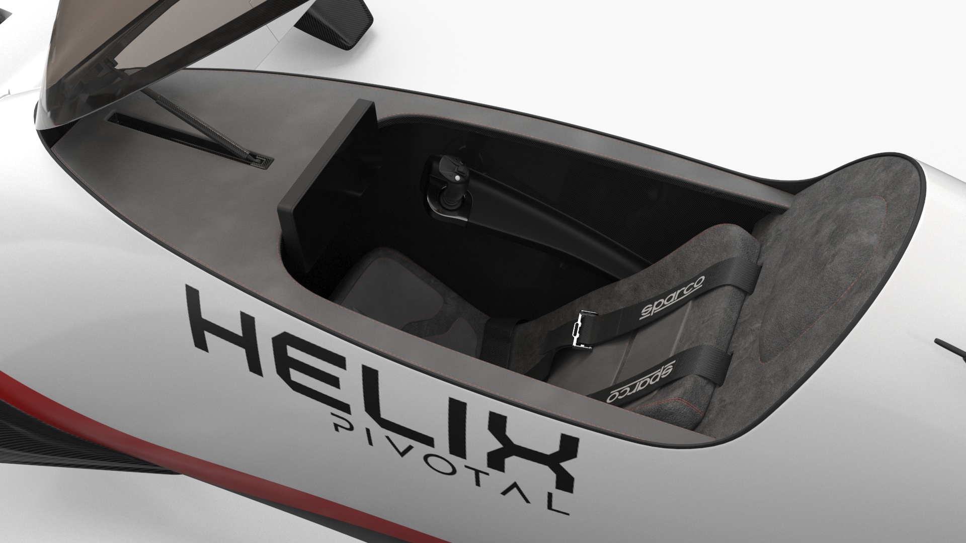 3D Helix Pivotal Electric VTOL Aircraft Rigged model