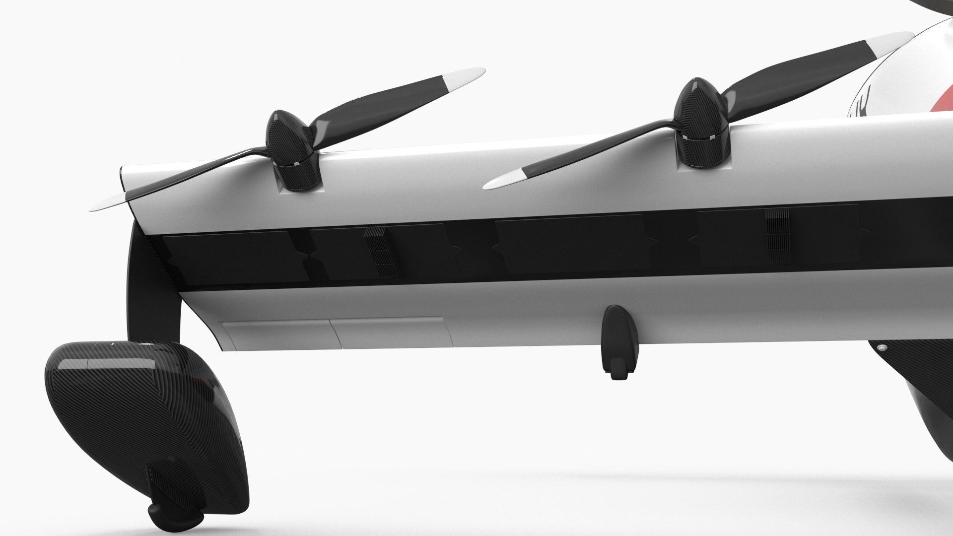3D Helix Pivotal Electric VTOL Aircraft Rigged model