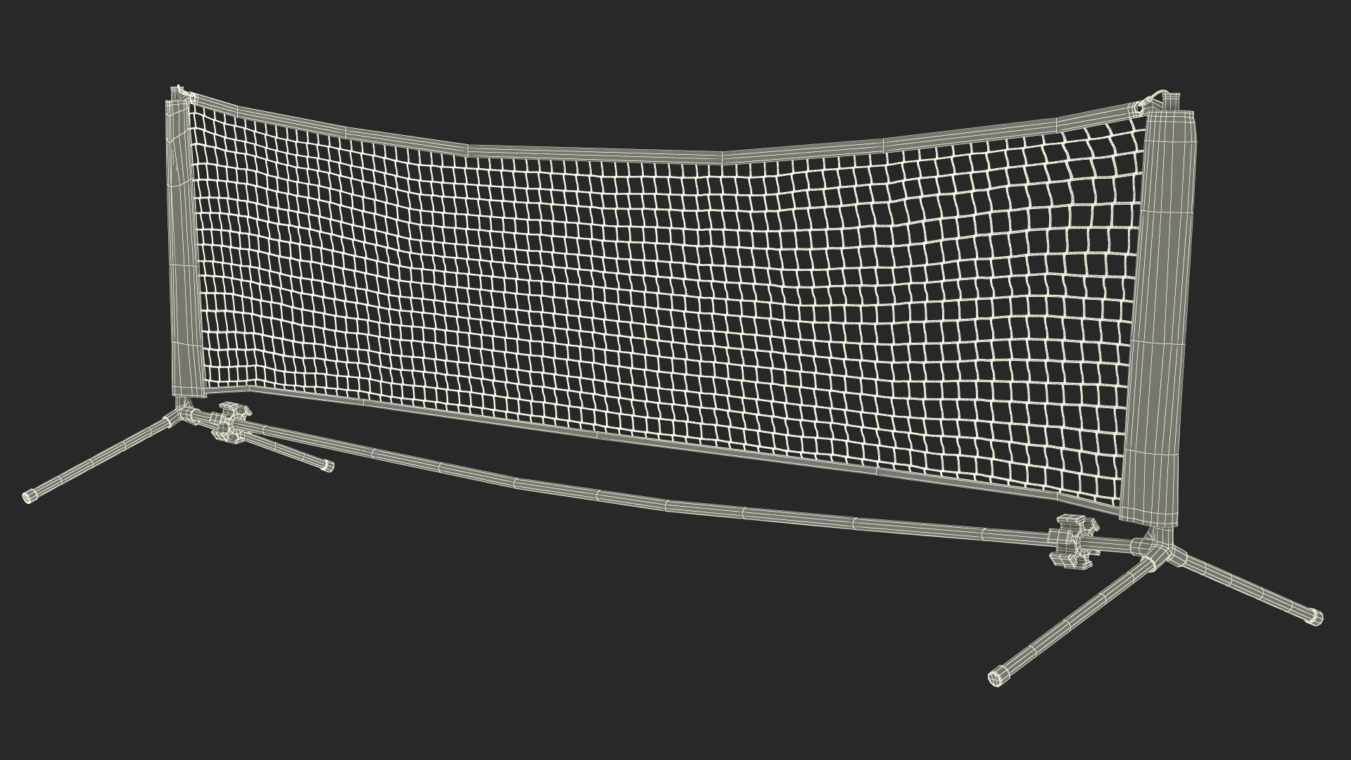 Portable Tennis Net 3D model