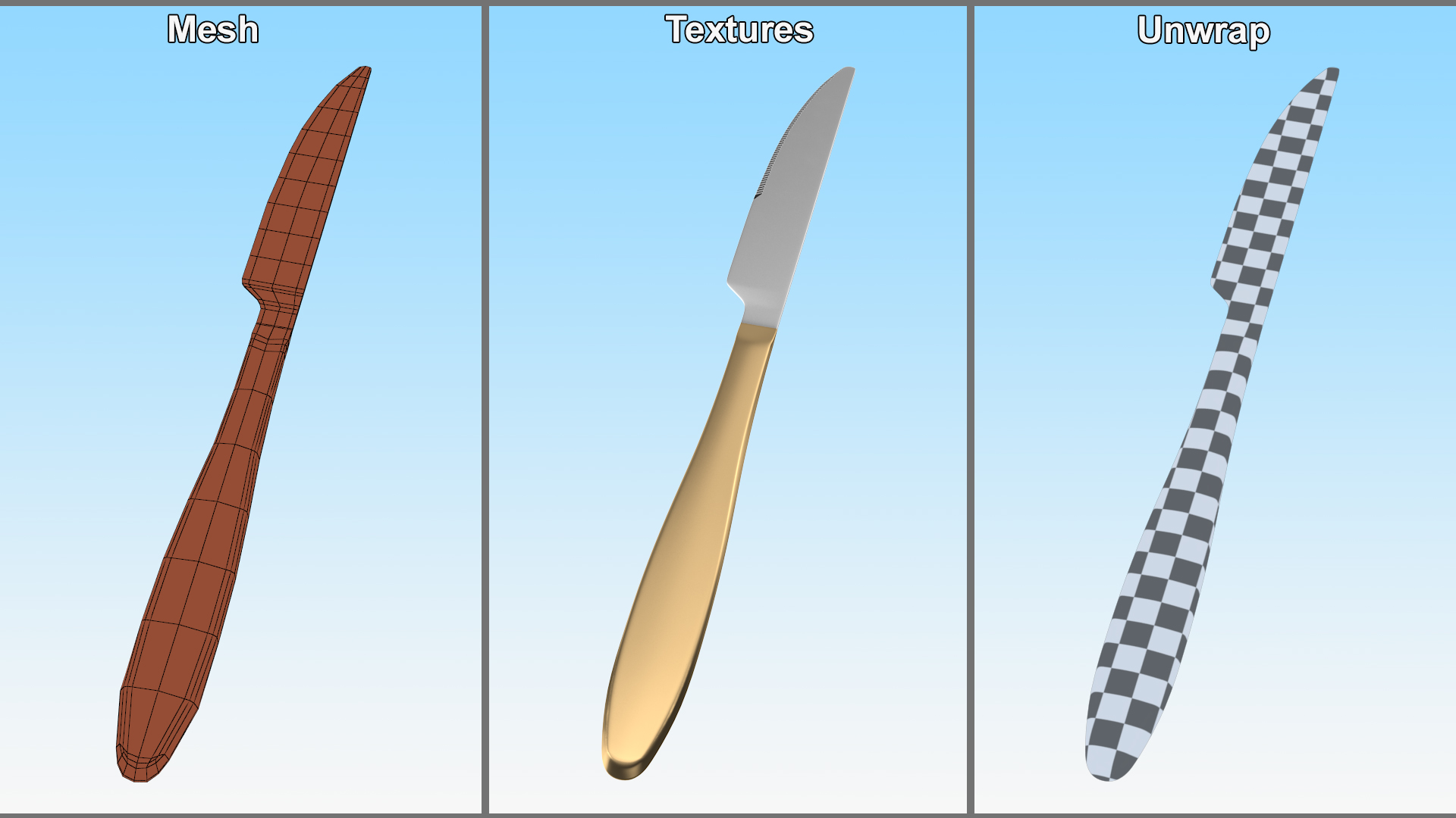 Golden Knife 3D