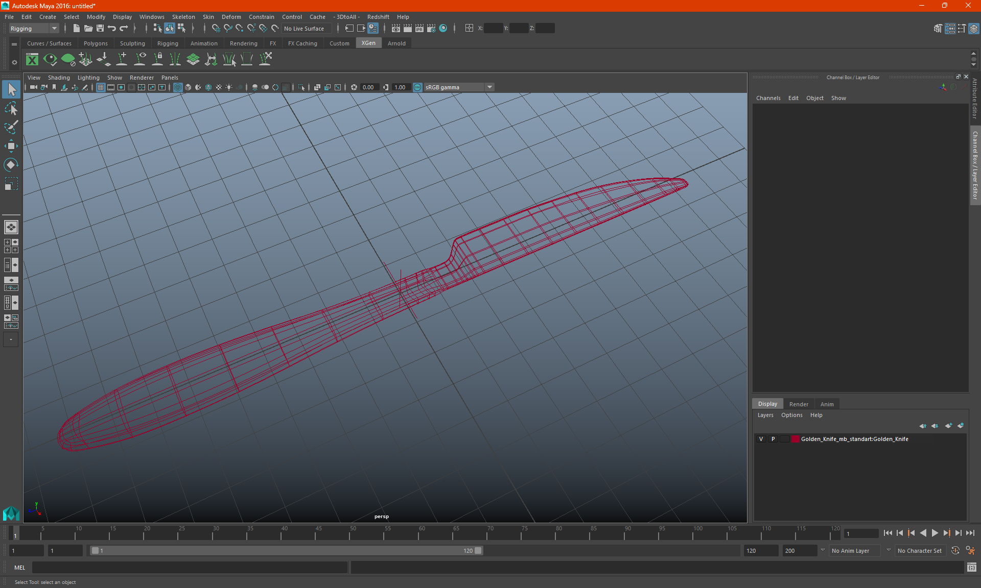 Golden Knife 3D