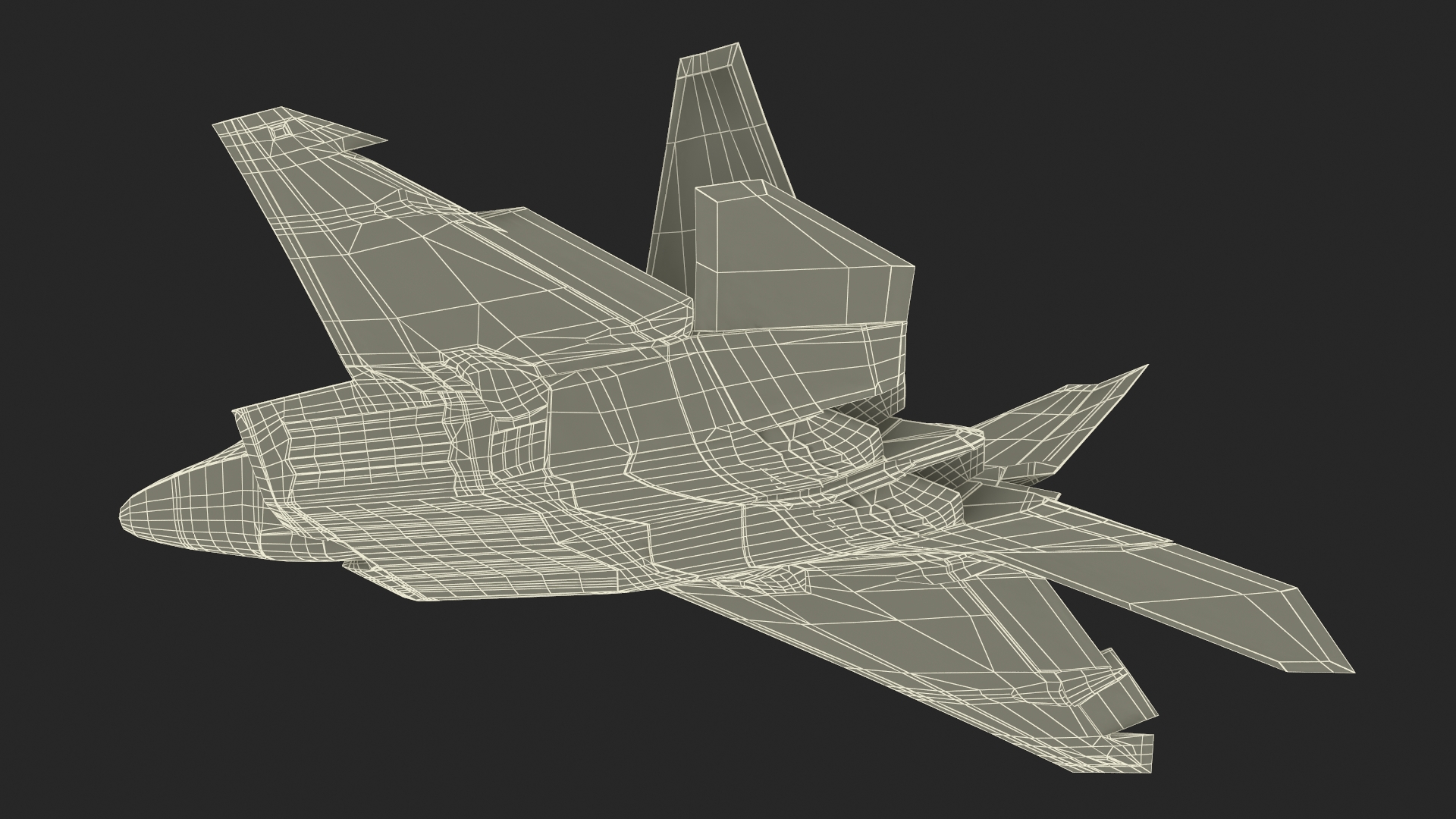 Raptor F 22 Simple Interior 3D