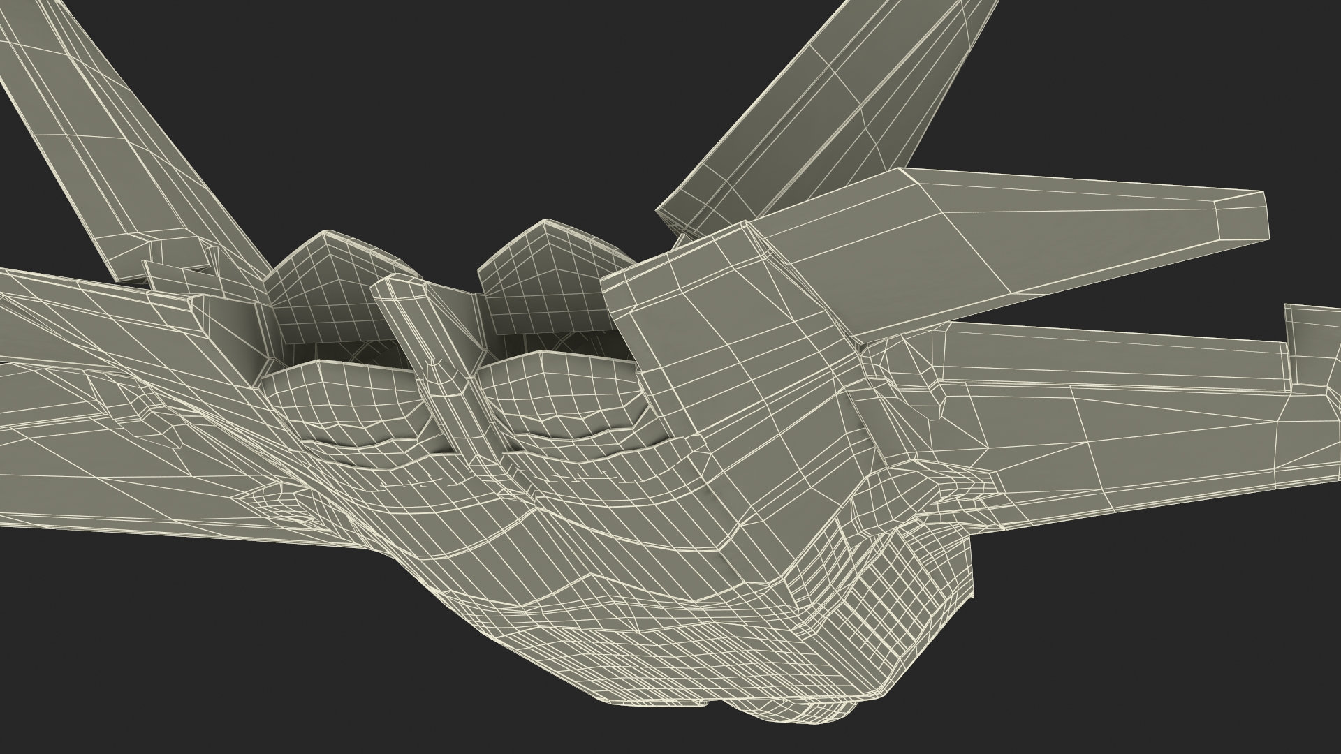 Raptor F 22 Simple Interior 3D