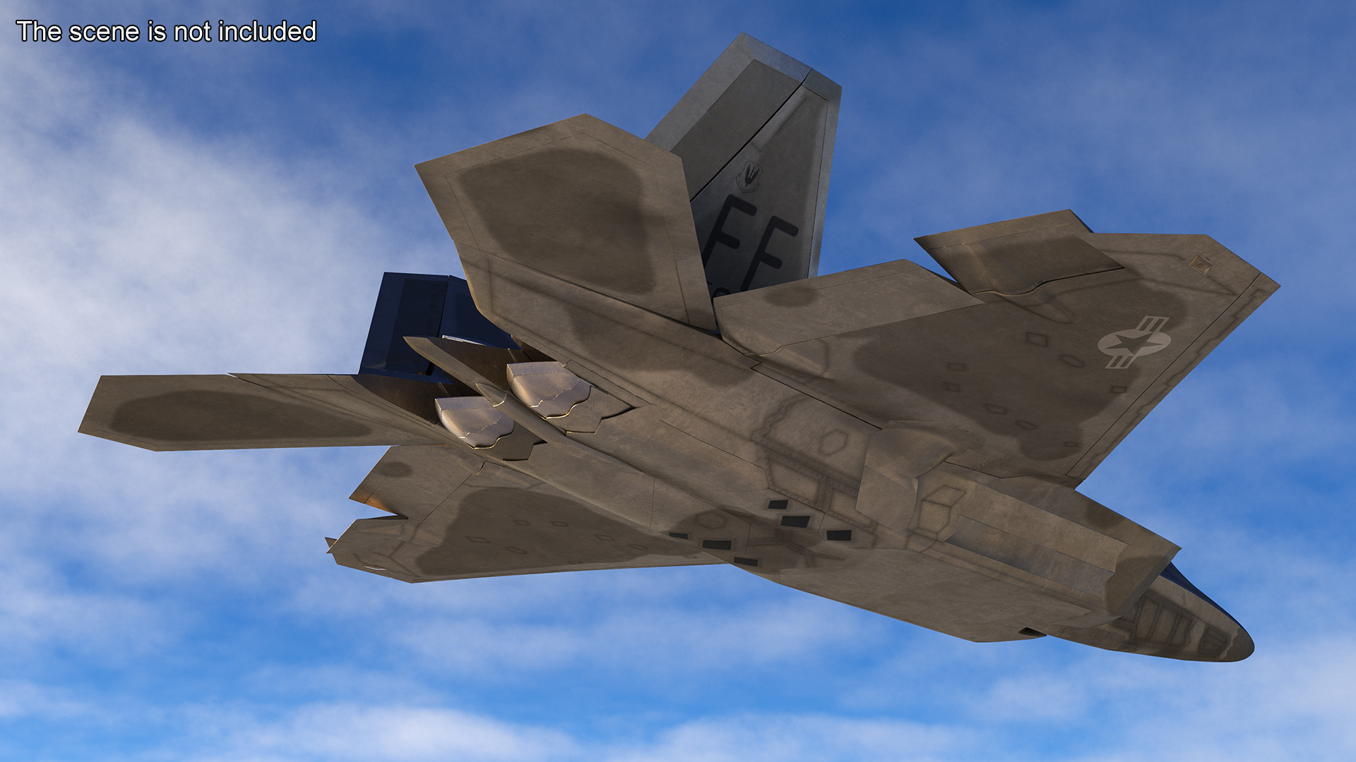 Raptor F 22 Simple Interior 3D