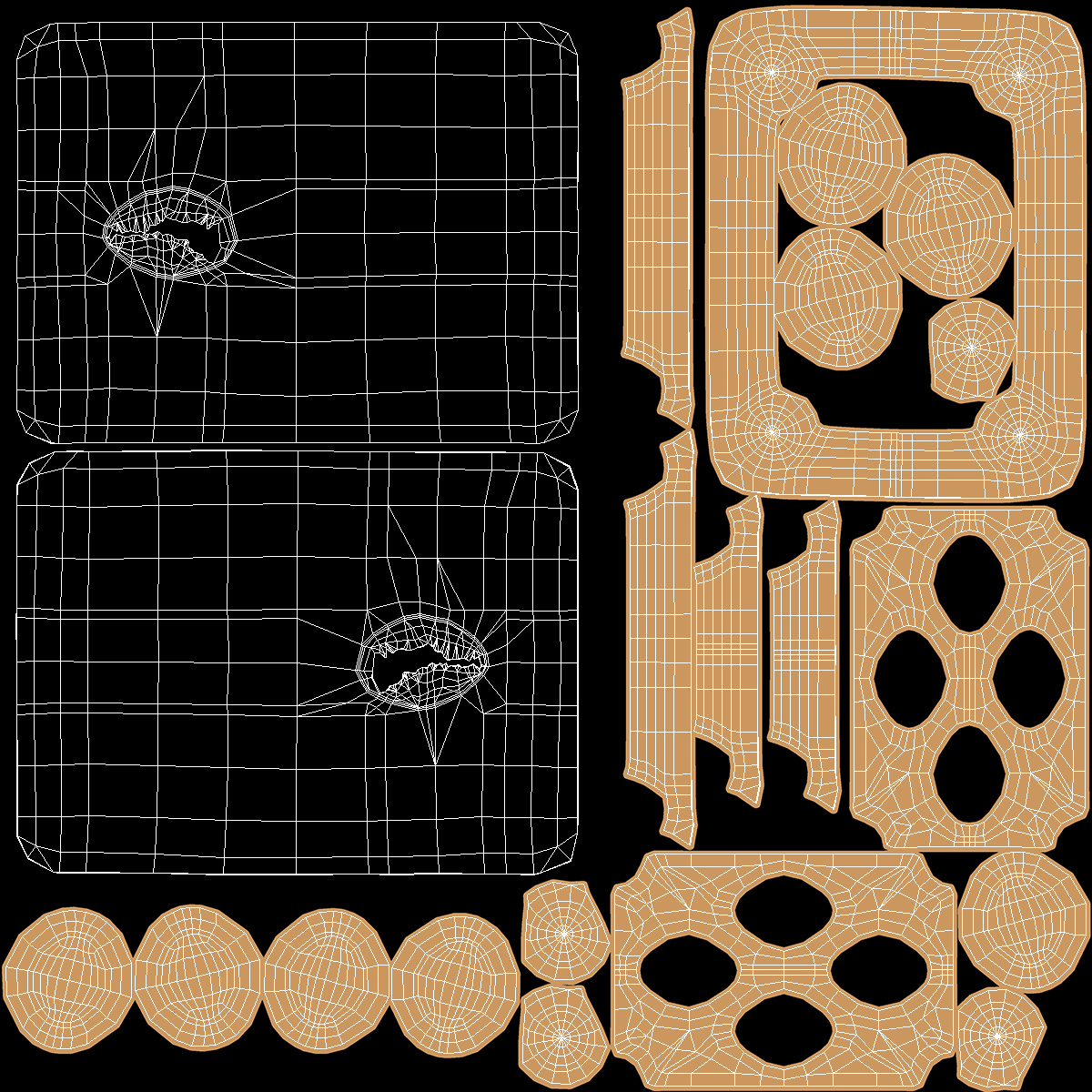Pill Blister Pack Open 3D