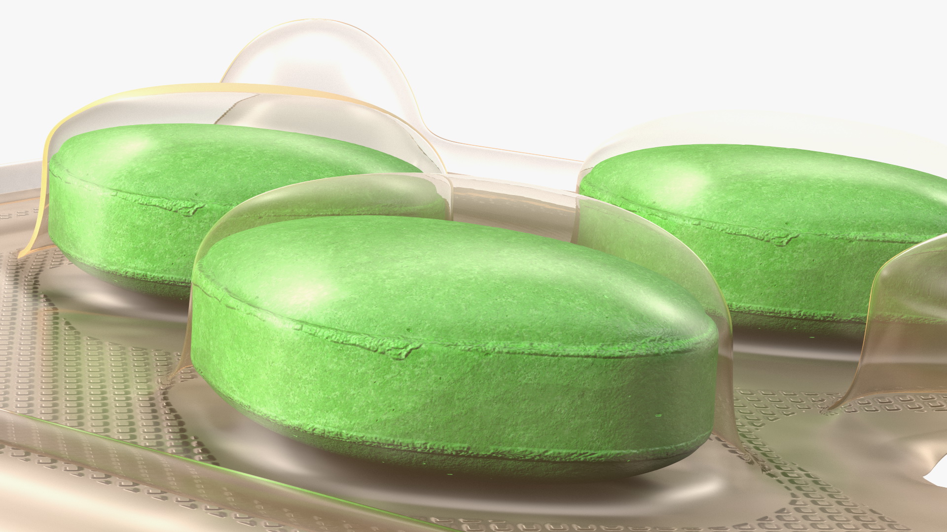 Pill Blister Pack Open 3D