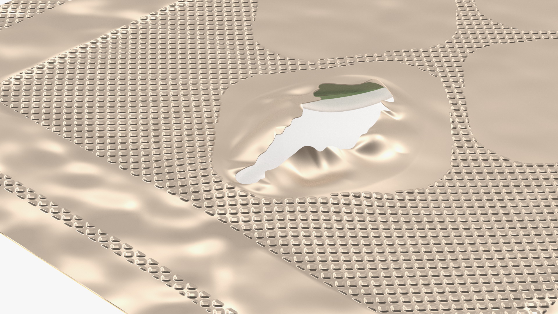 Pill Blister Pack Open 3D