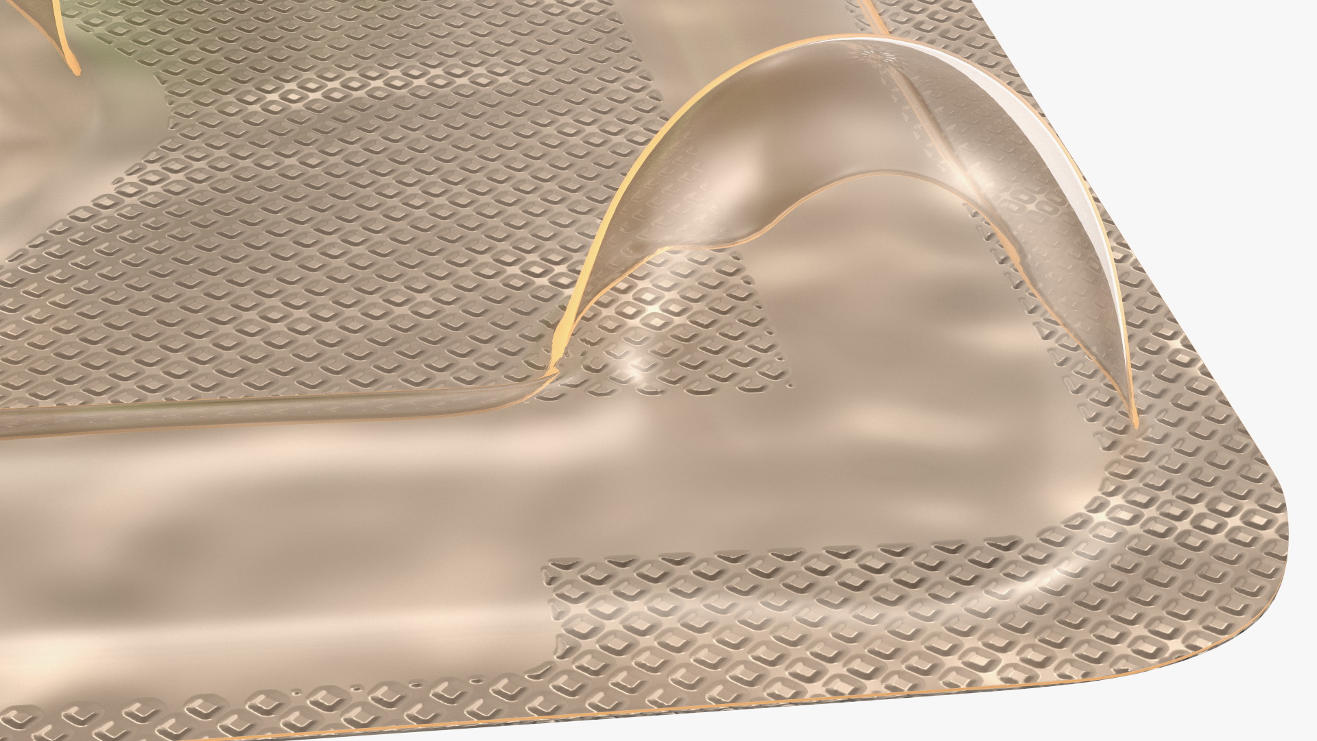 Pill Blister Pack Open 3D