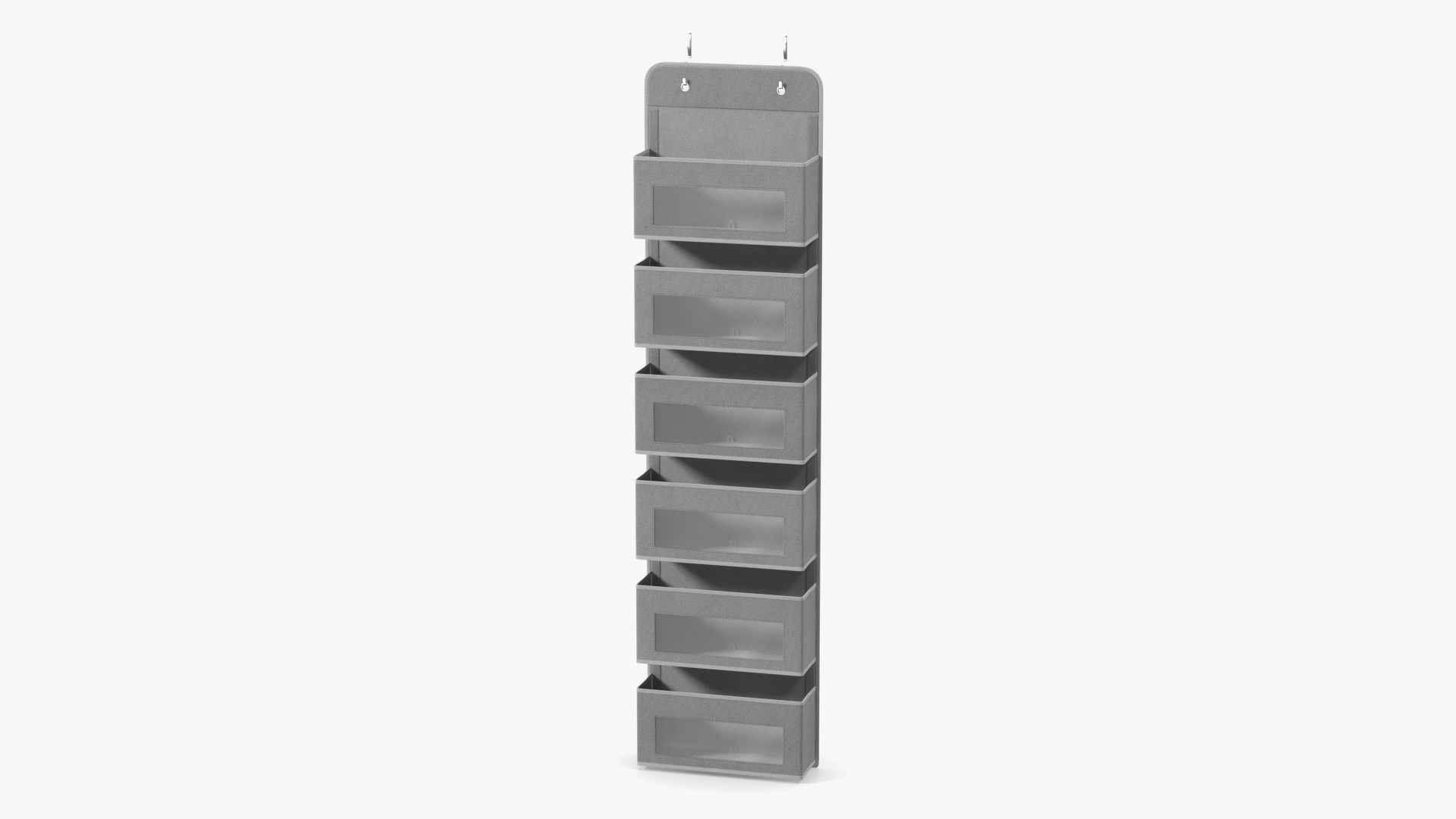 Wall Mount Pocket Organizer Gray 3D