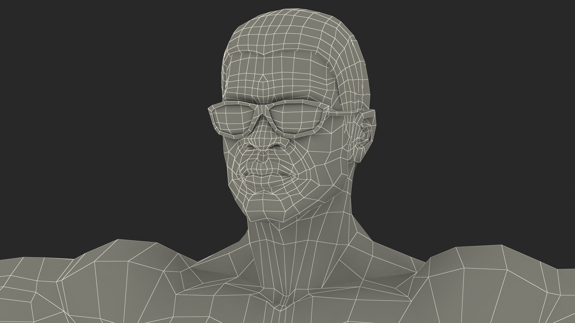 Light Skin Black Man in Swimwear T Pose 3D model