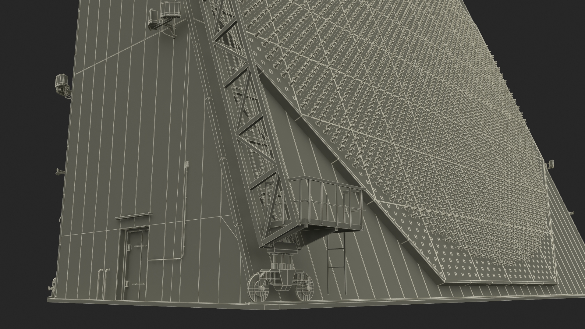 UEWR Early Missile Warning Radar 3D