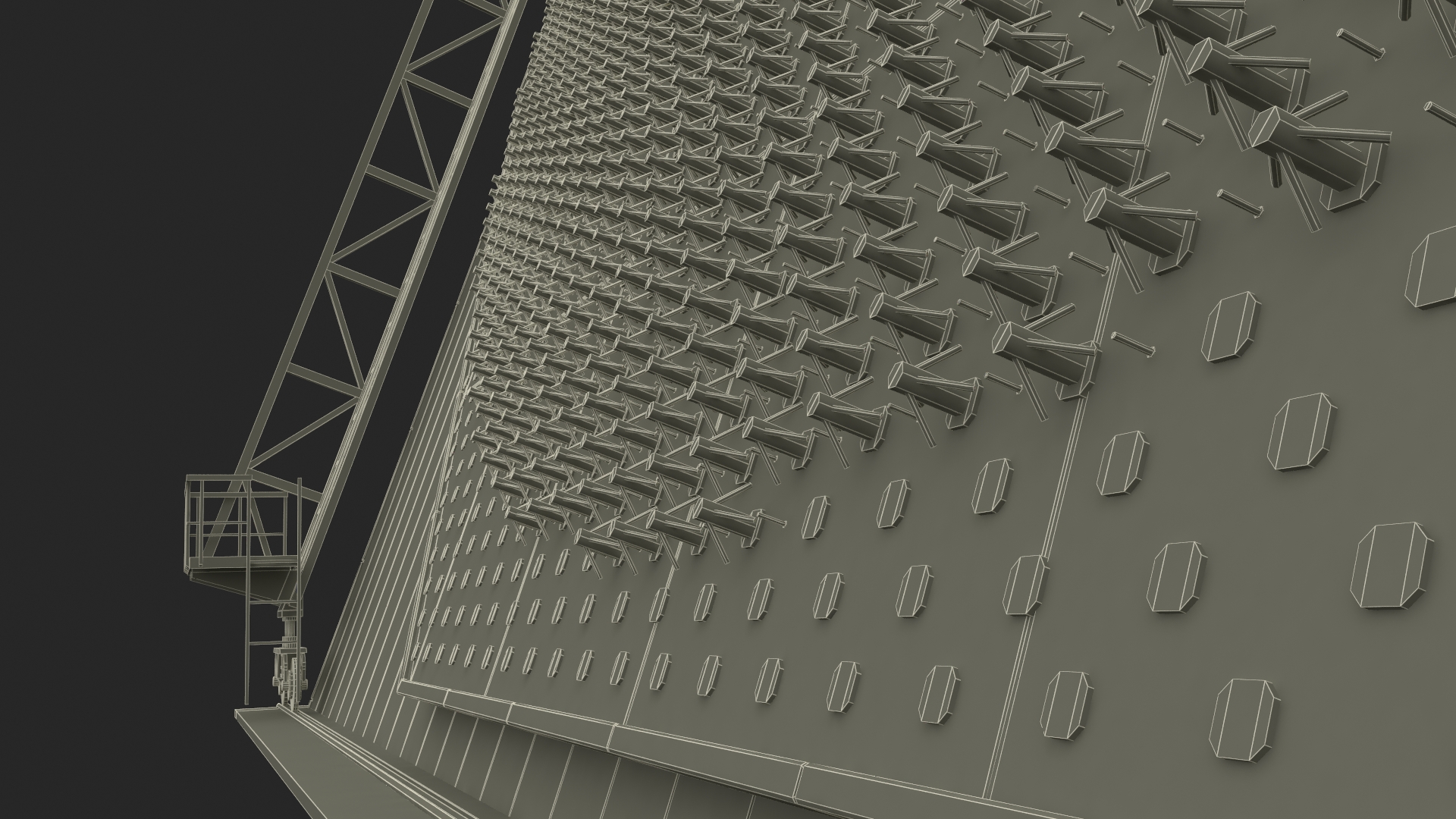 UEWR Early Missile Warning Radar 3D
