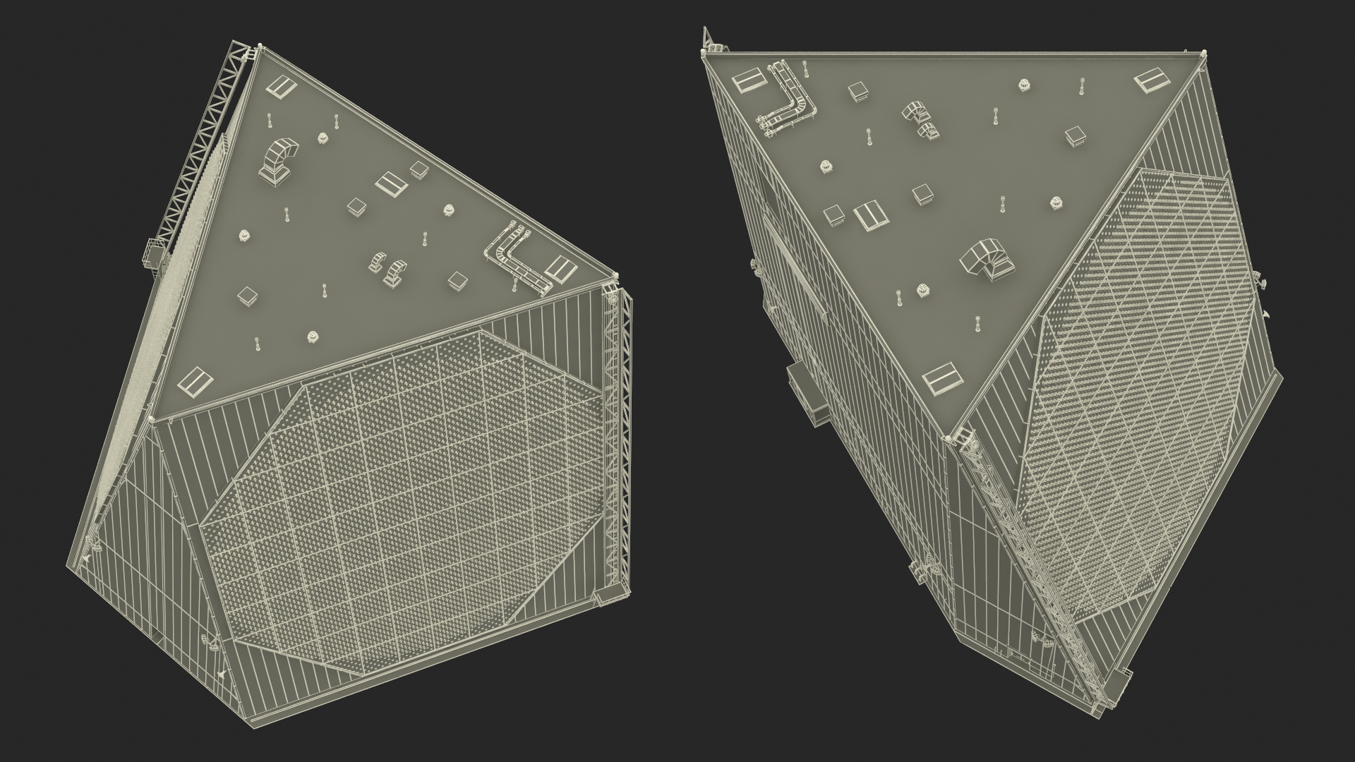 UEWR Early Missile Warning Radar 3D