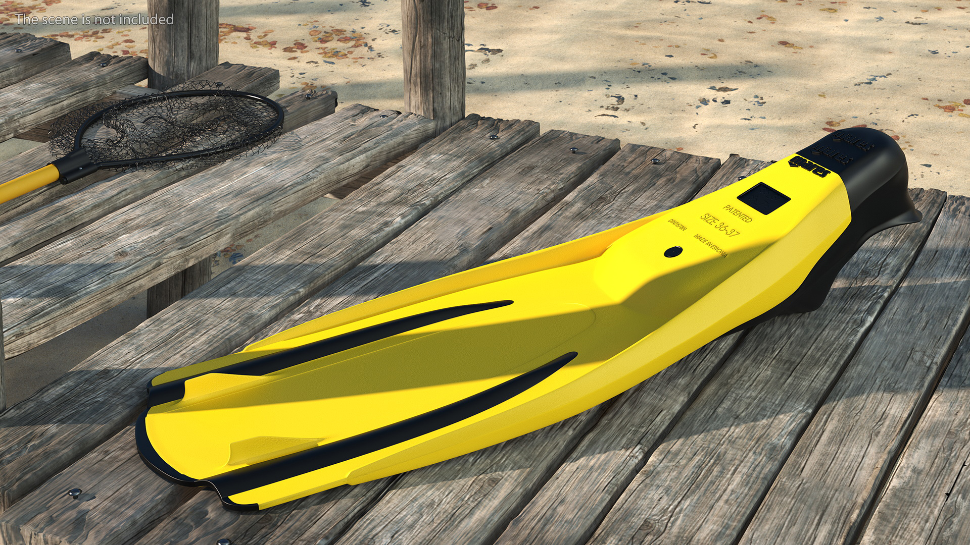 3D model Snorkeling Swim Fins