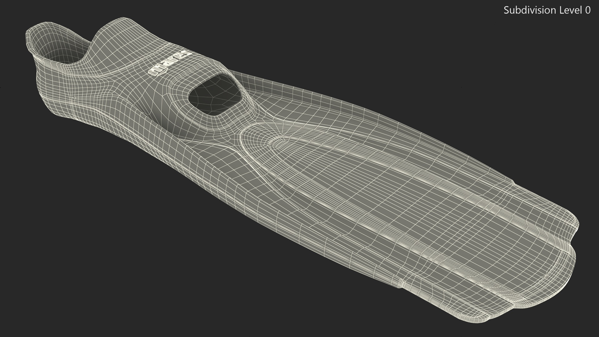3D model Snorkeling Swim Fins