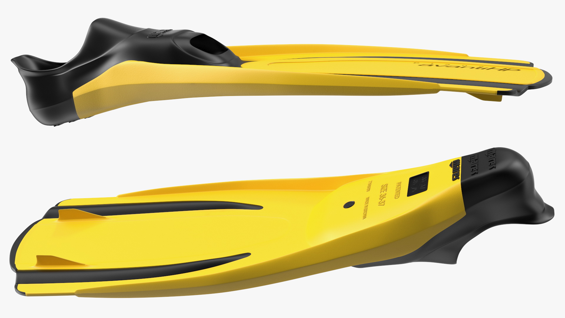 3D model Snorkeling Swim Fins