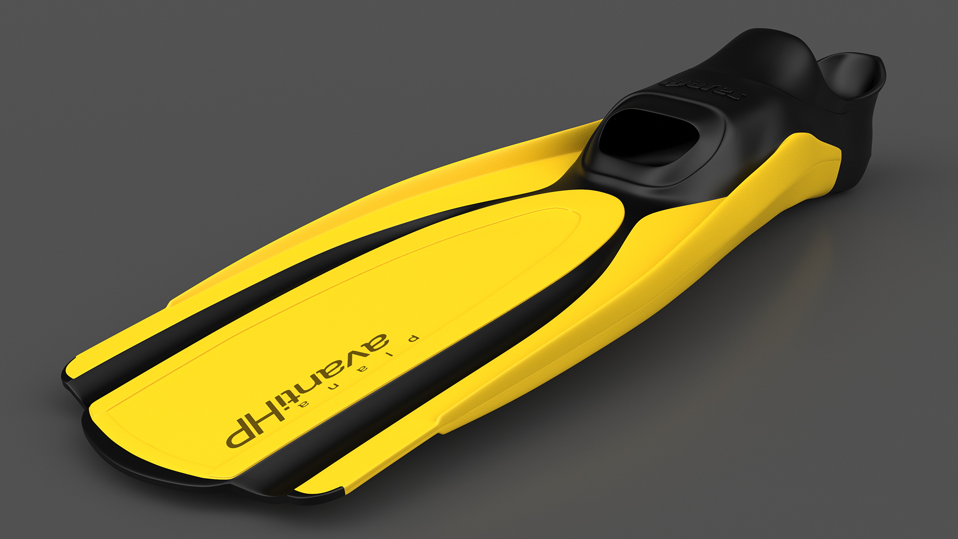 3D model Snorkeling Swim Fins