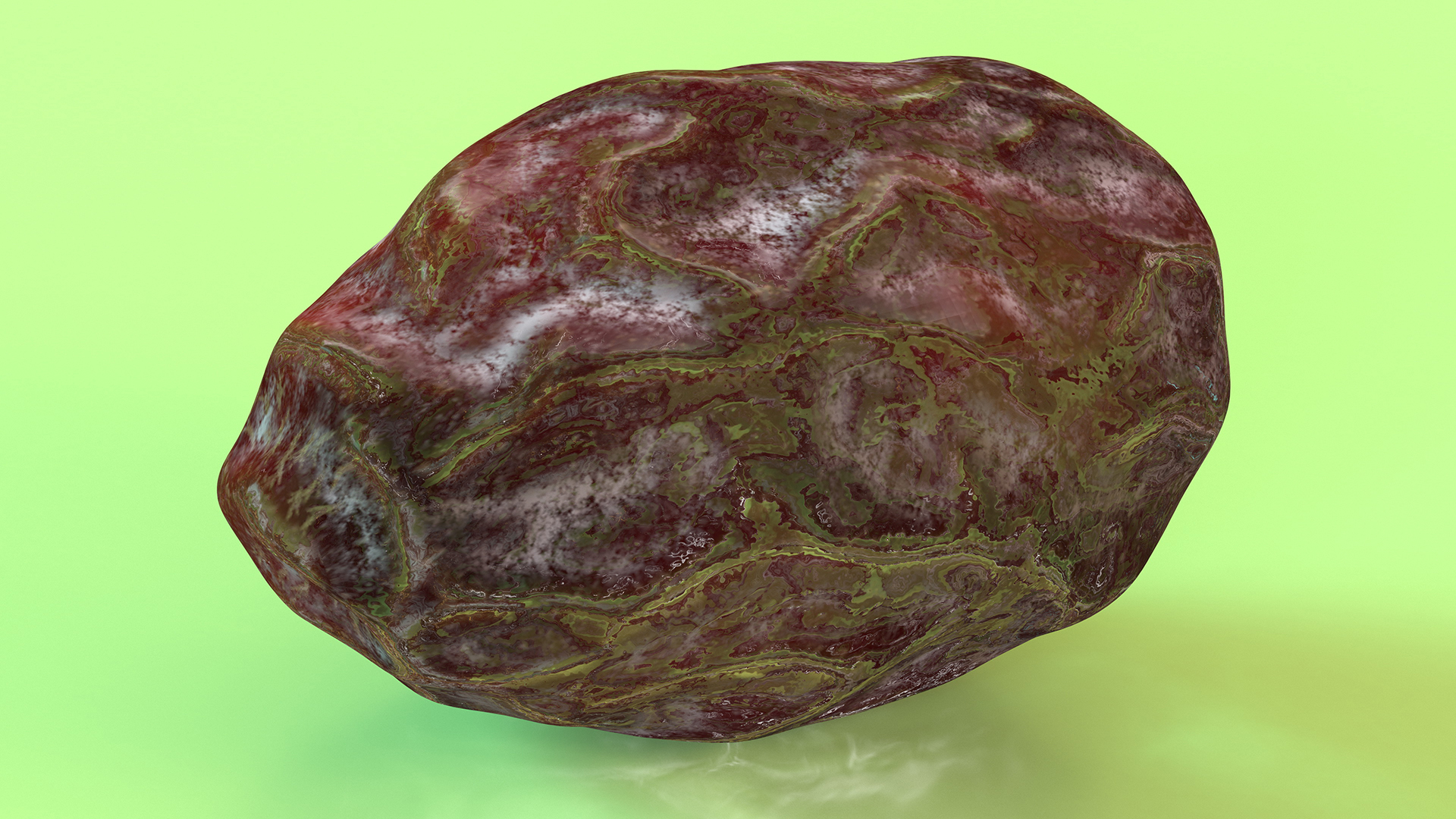 3D model Dried Date Fruit Set