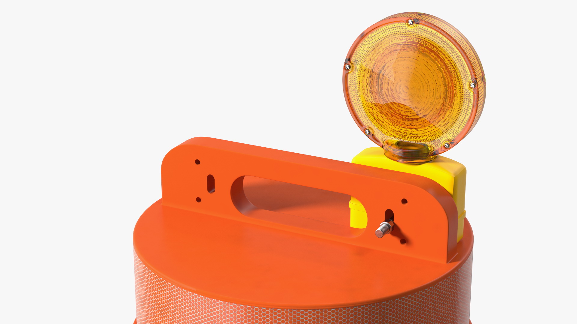 3D model Traffic Safety Barrel with Warning Light