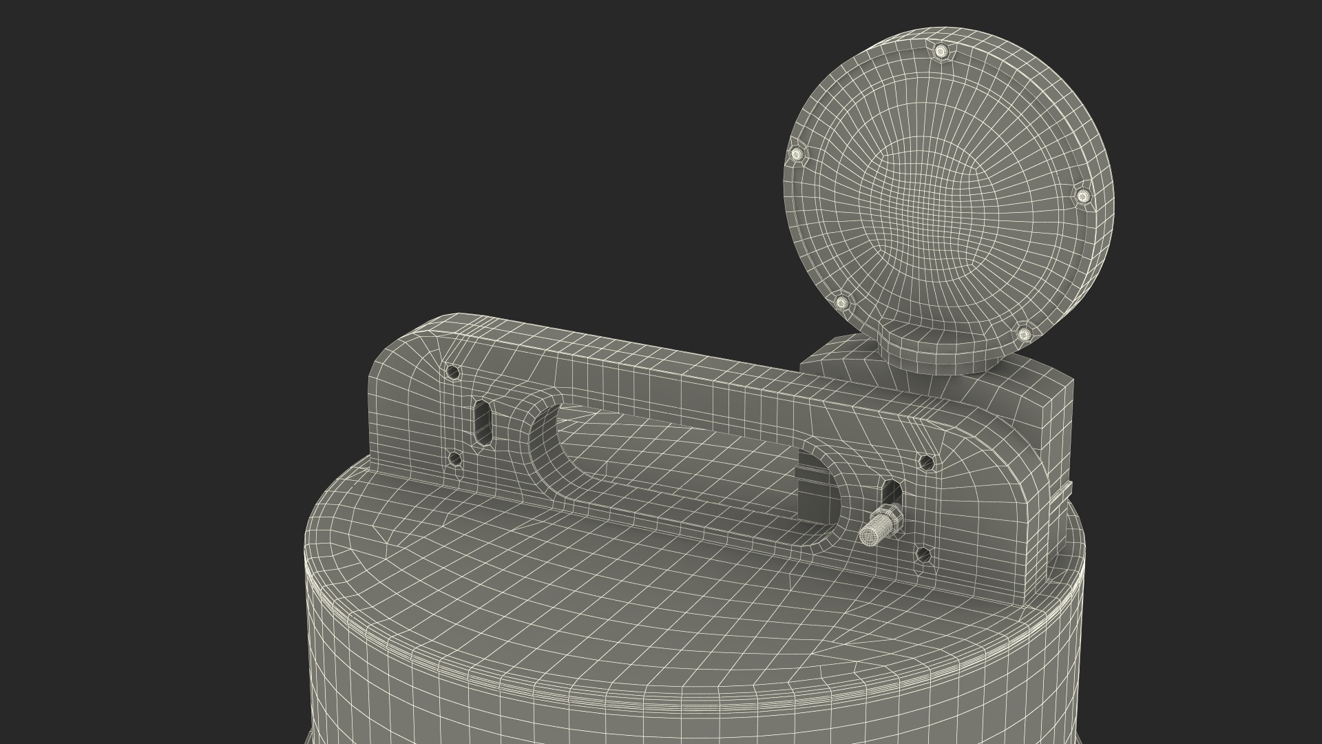 3D model Traffic Safety Barrel with Warning Light