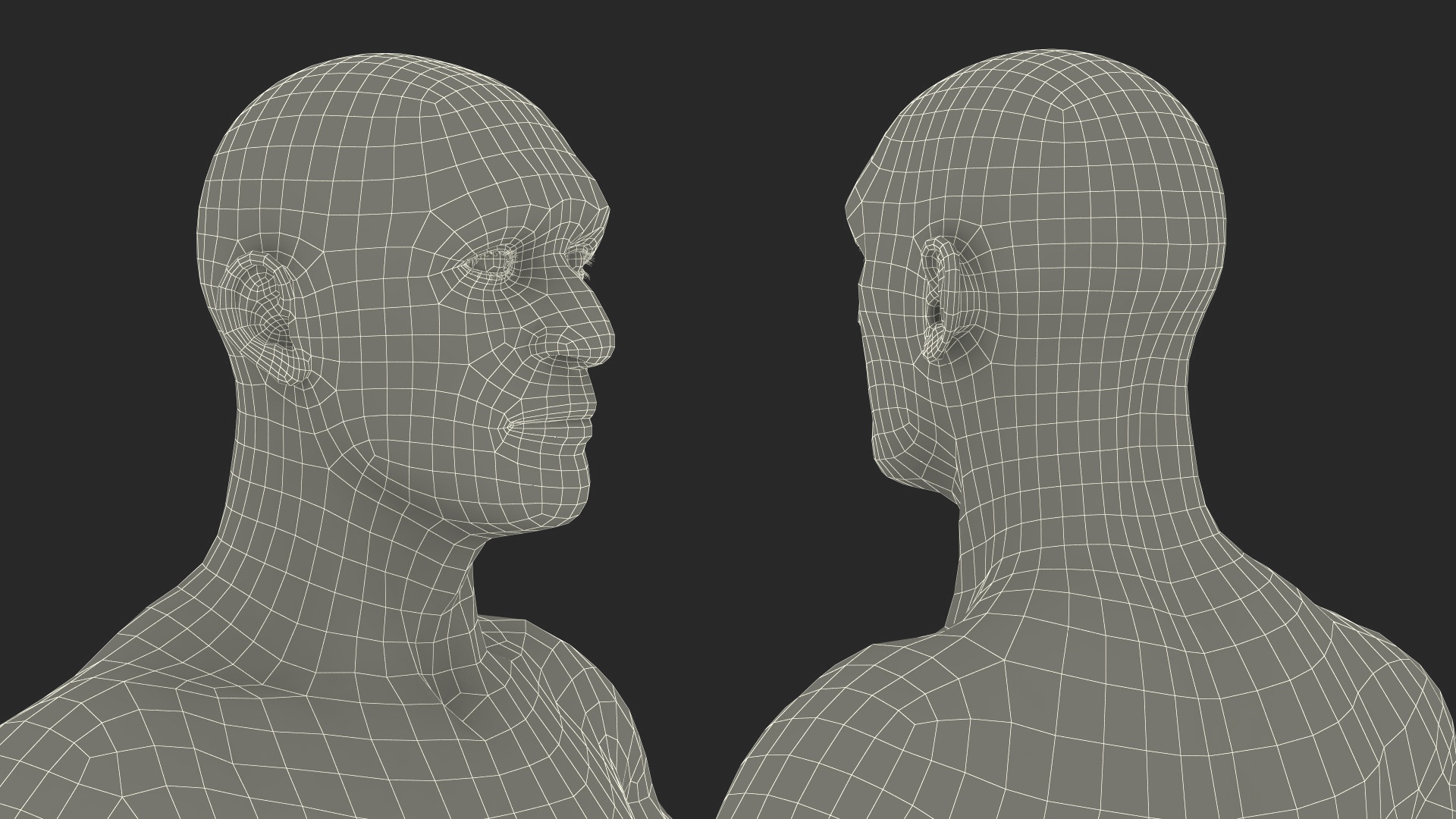 Cromagnon Man Rigged Fur 3D model