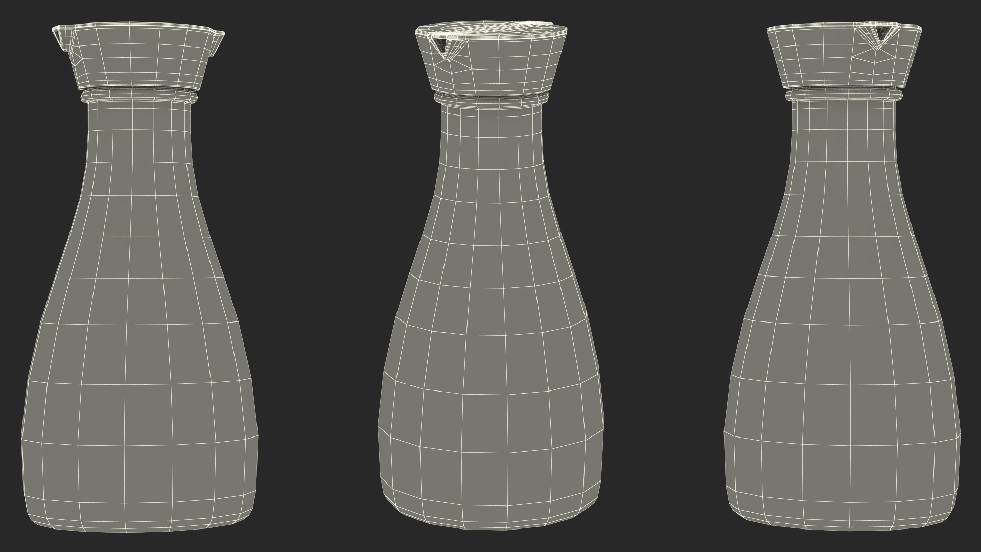 3D Empty Sauce Bottle model