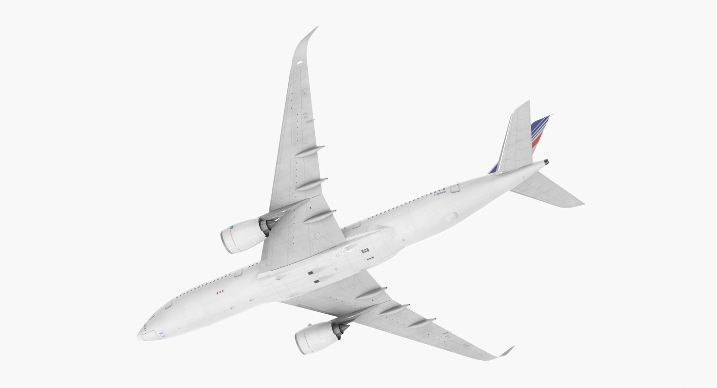 3D Airbus A350 900 Air France