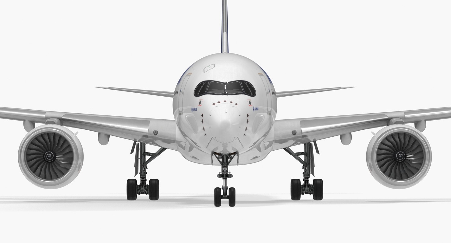3D Airbus A350 900 Air France