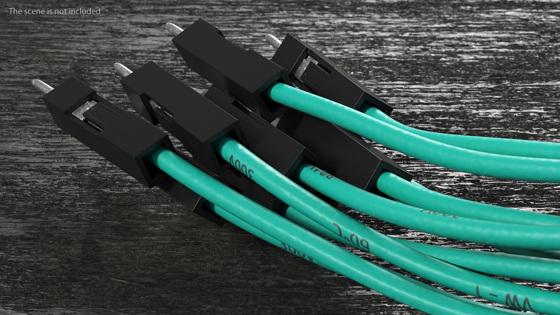 3D Jumper Wires Knotted Green
