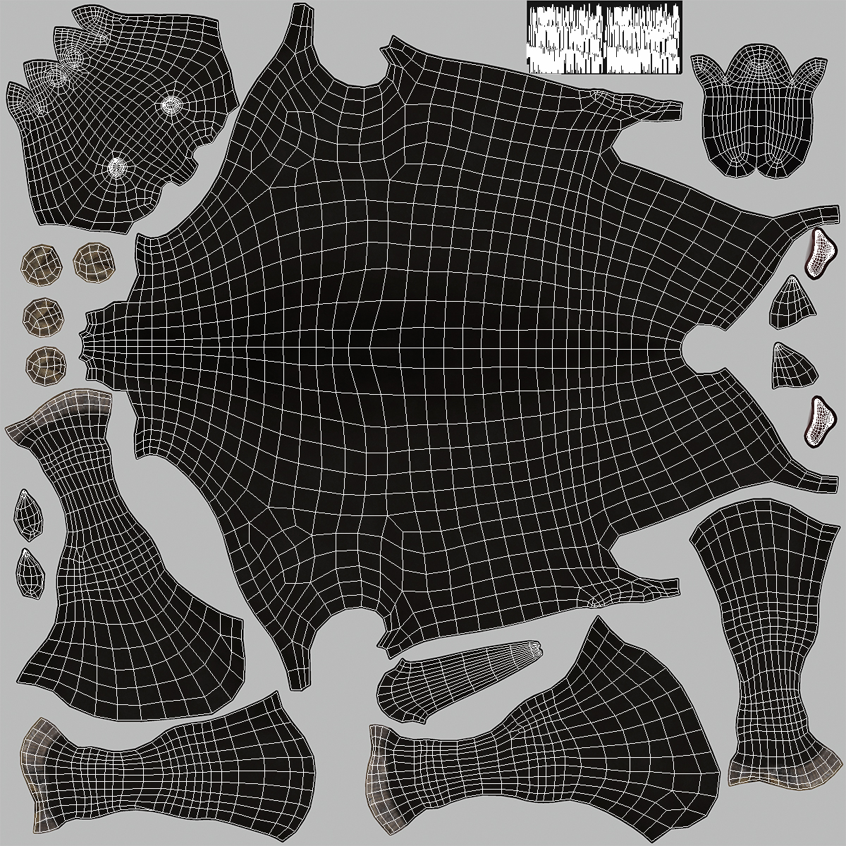 3D Walking Arabian Horse Black Fur