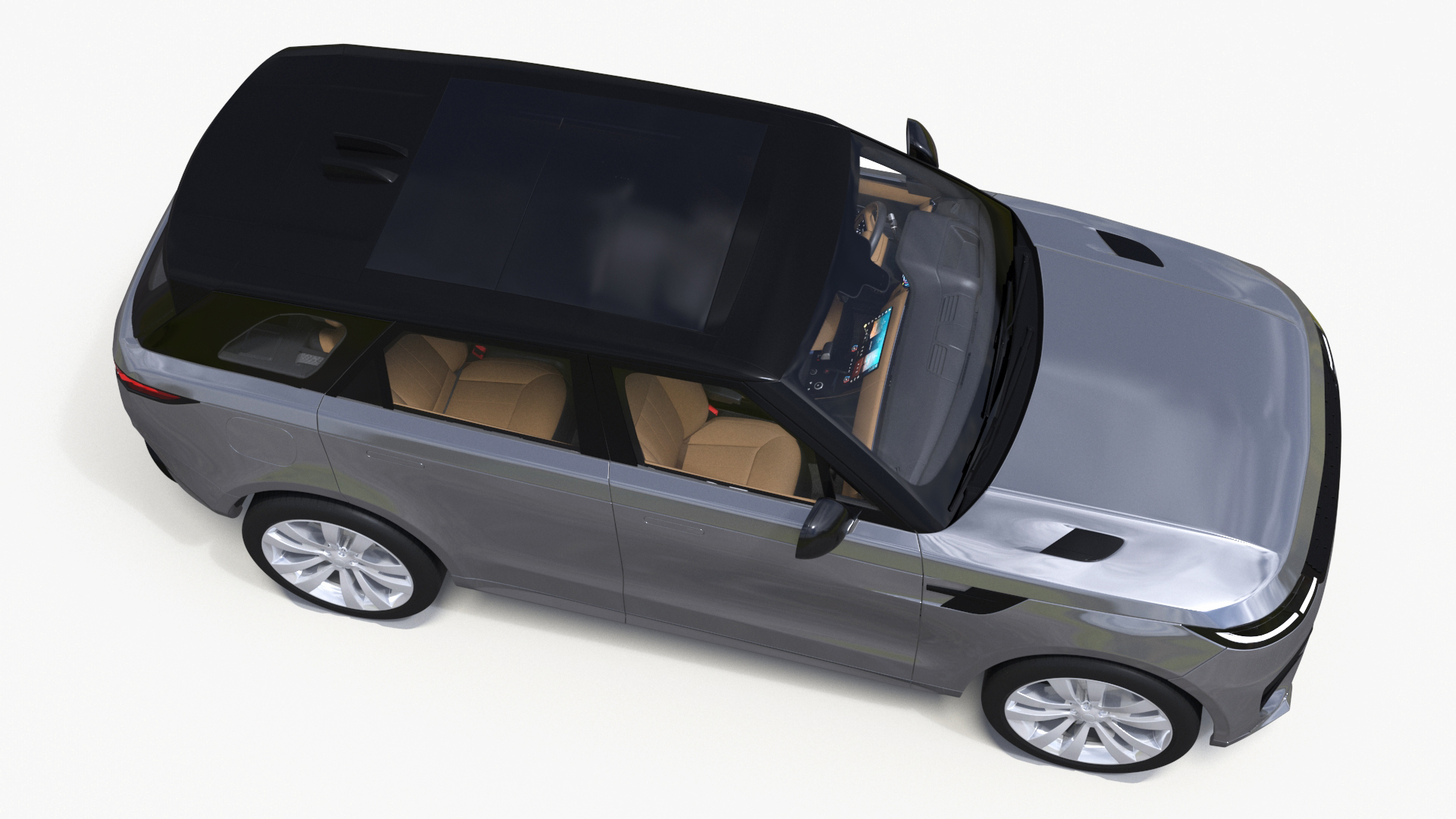 3D Luxury Sport SUV Grey